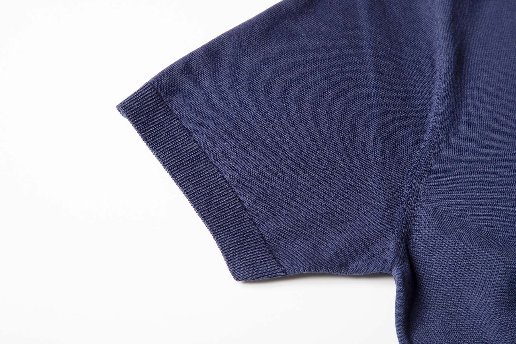 SILK COTTON POLO NECK