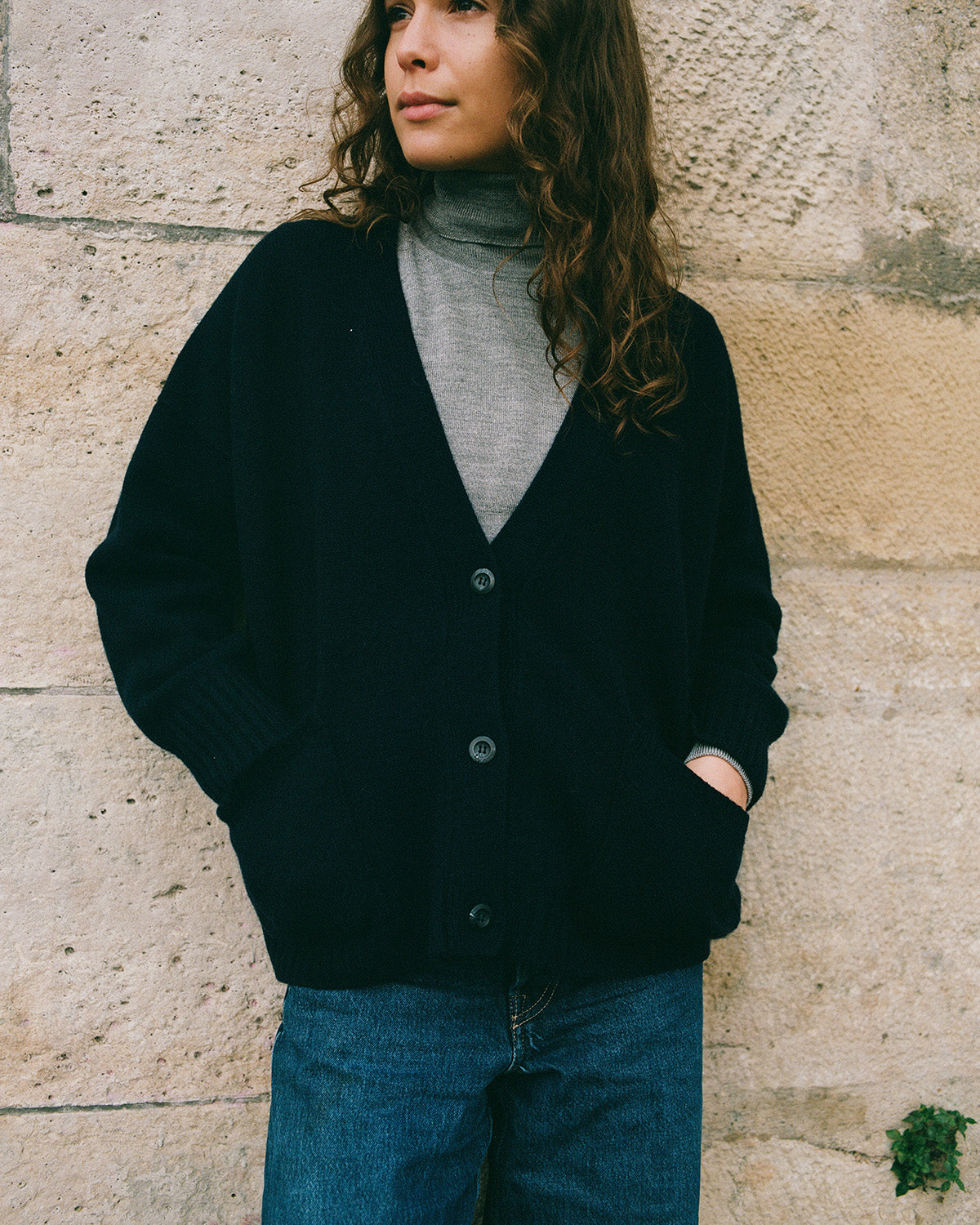 【WOMEN】Wool Cashmere Cardigan