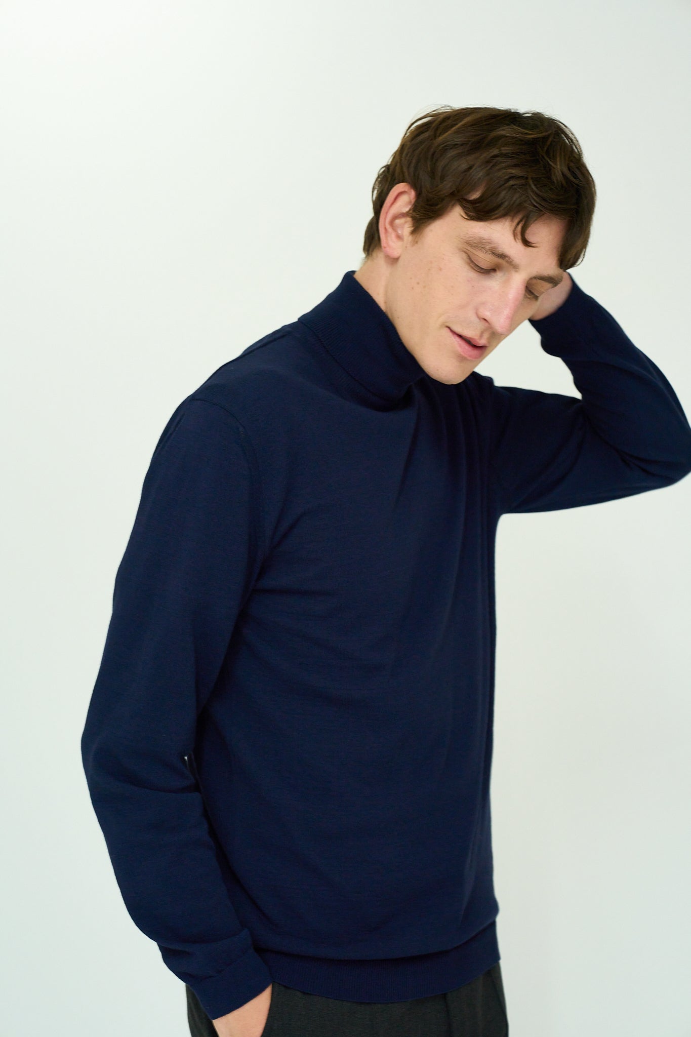 ICE COTTON LONG TURTLE NECK