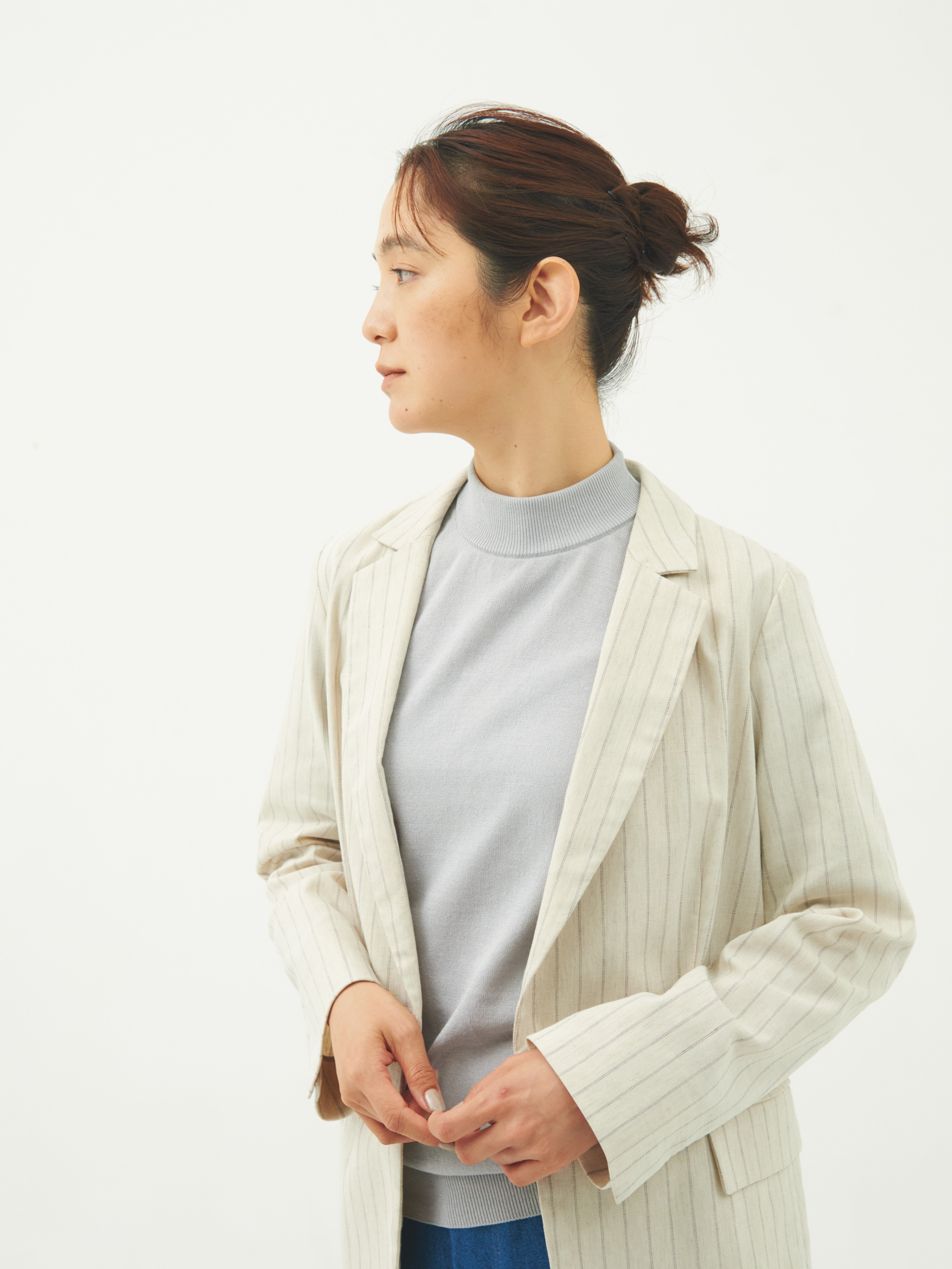 【WOMEN】ICE COTTON MOCKNECK