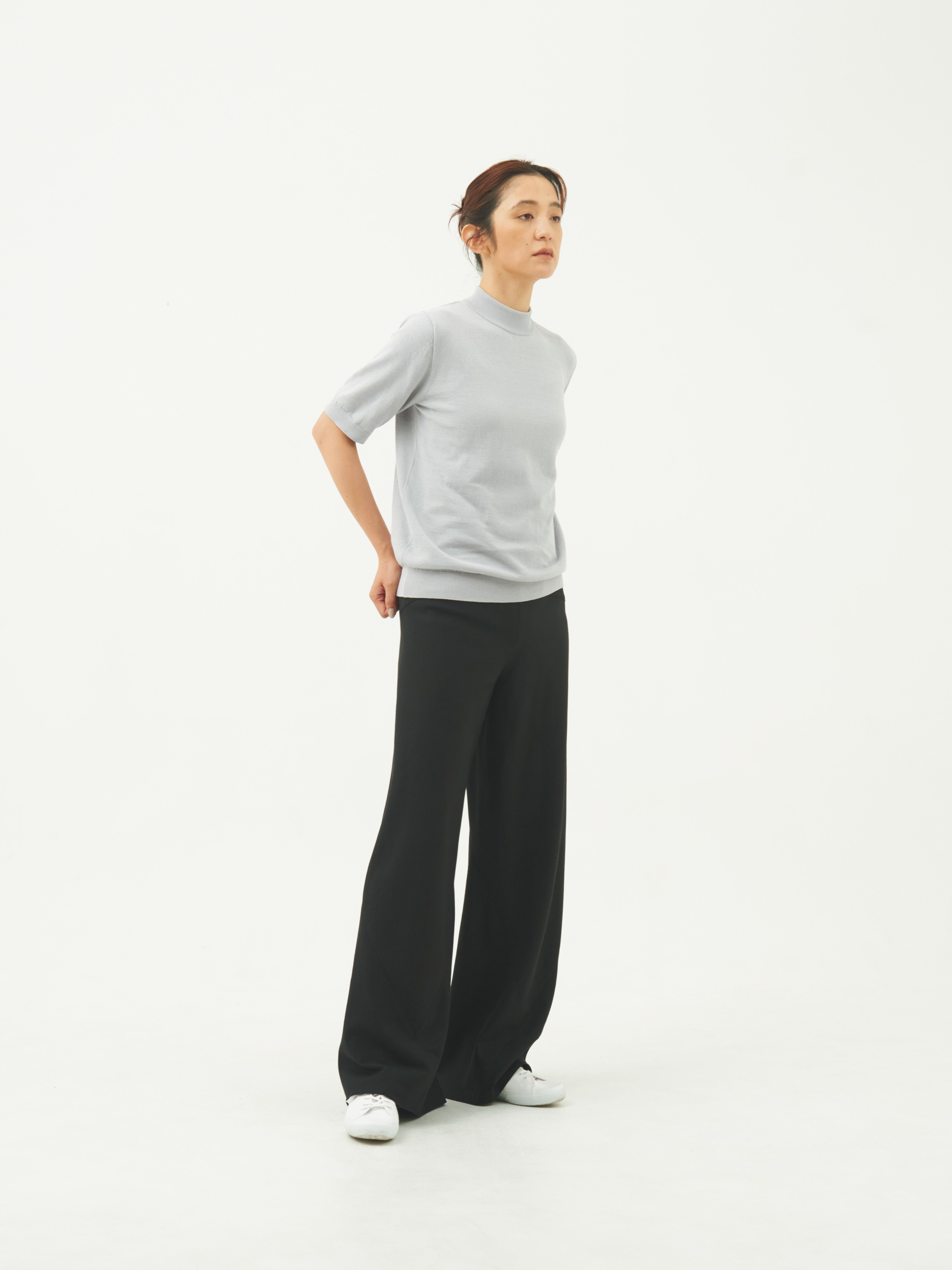 【WOMEN】ICE COTTON MOCKNECK