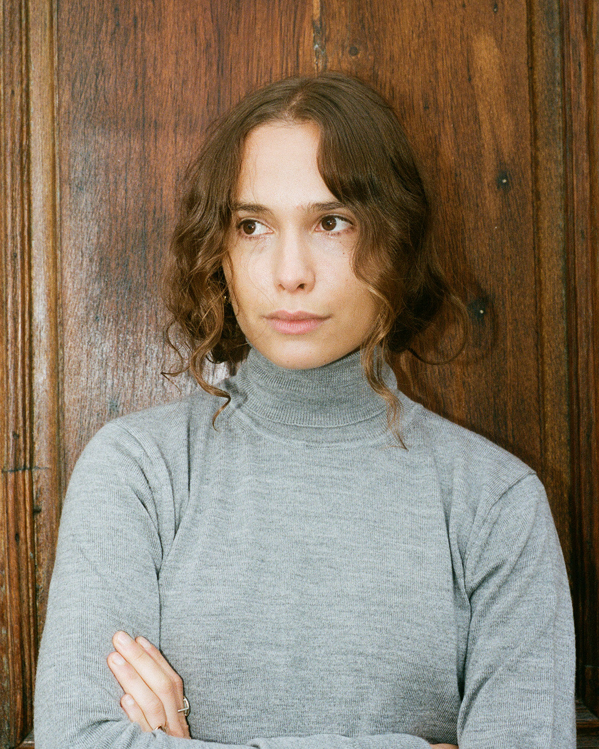 【WOMEN】12G Lightweight Merino Wool Turtleneck