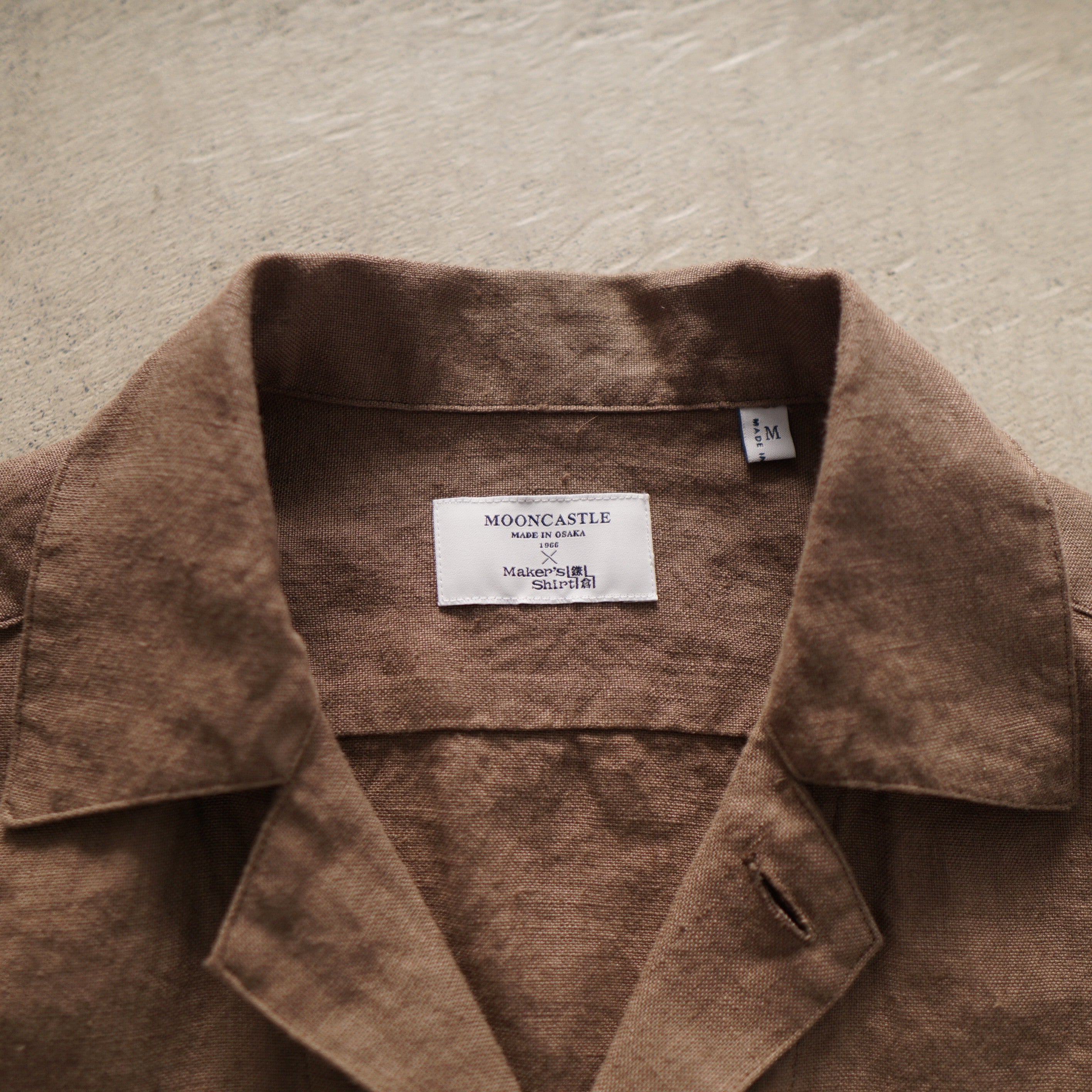 MOONCASTLE × Maker`s Shirt 鎌倉 Linen Shirt Jacket