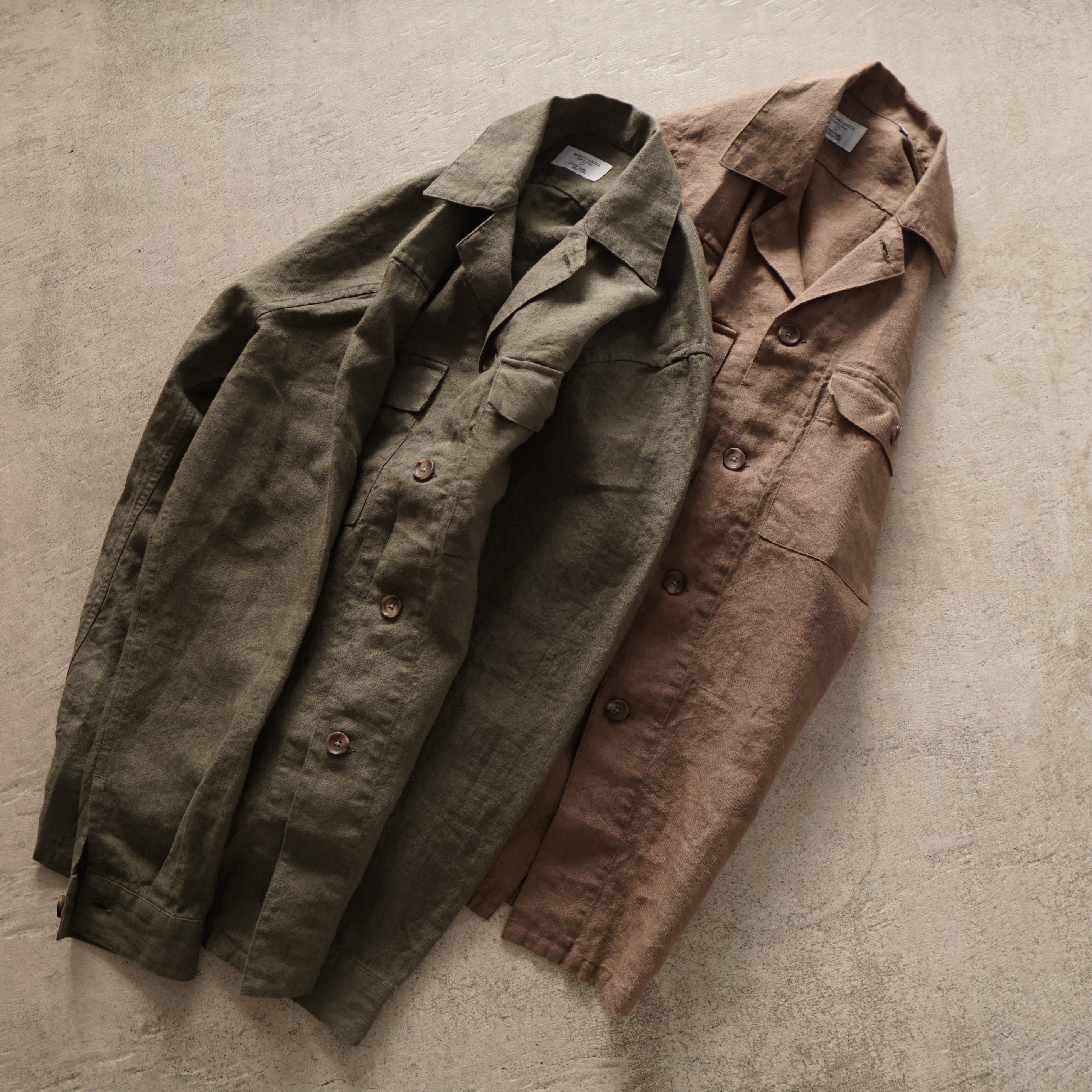 MOONCASTLE × Maker`s Shirt 鎌倉 Linen Shirt Jacket