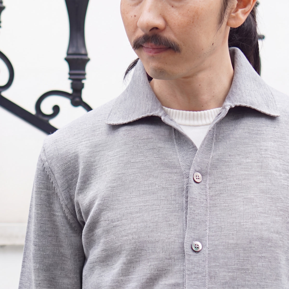 10G MERINO WOOL SHIRT BLOUZON