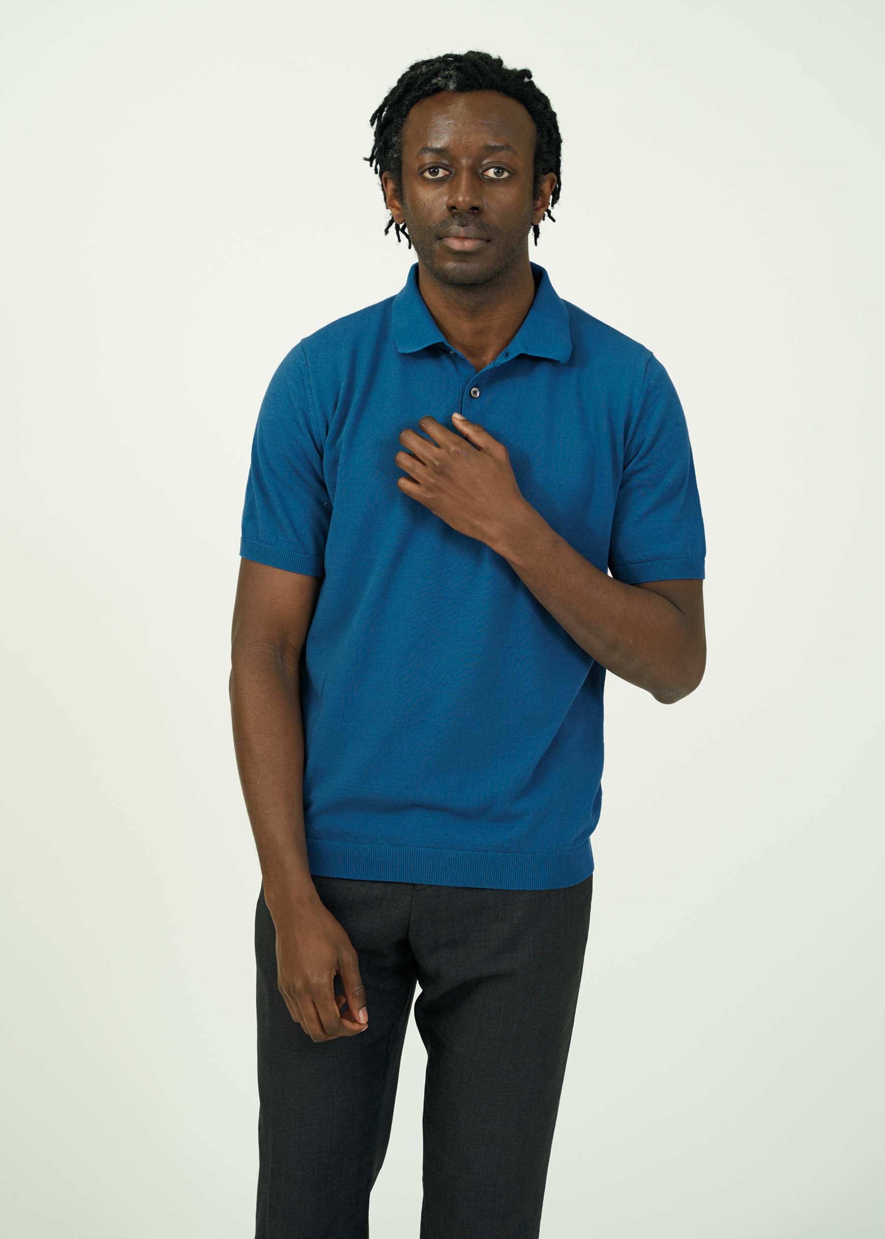 ICE COTTON POLO NECK