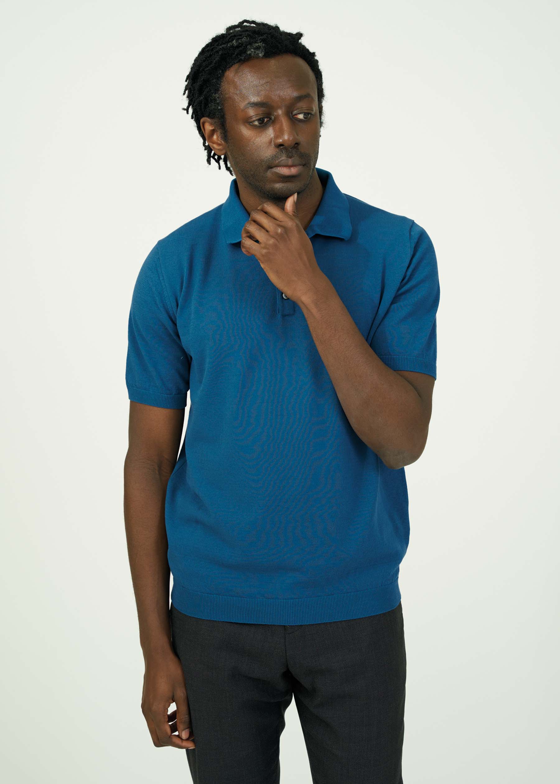ICE COTTON POLO NECK