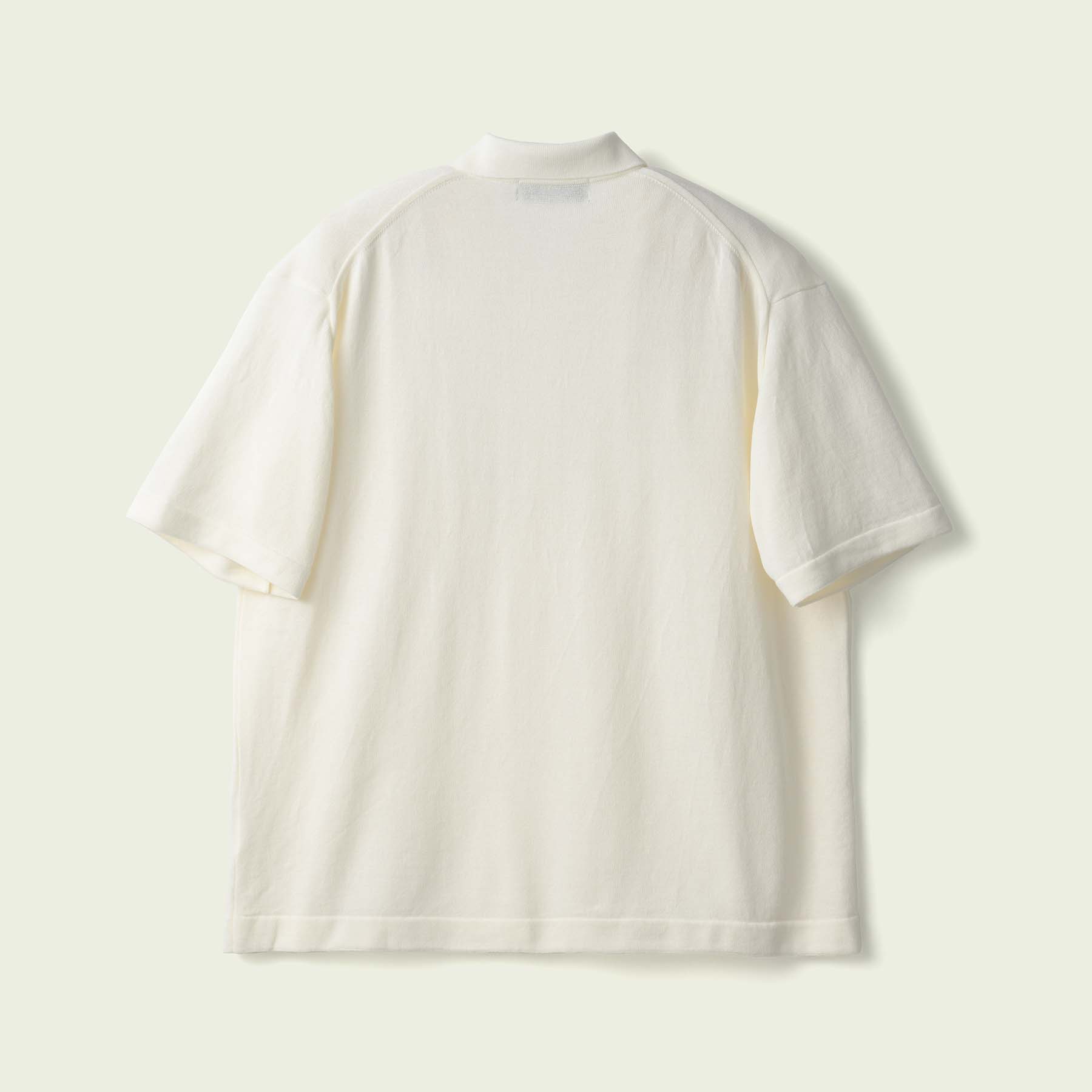 ICE COTTON OPEN COLLAR SHIRT