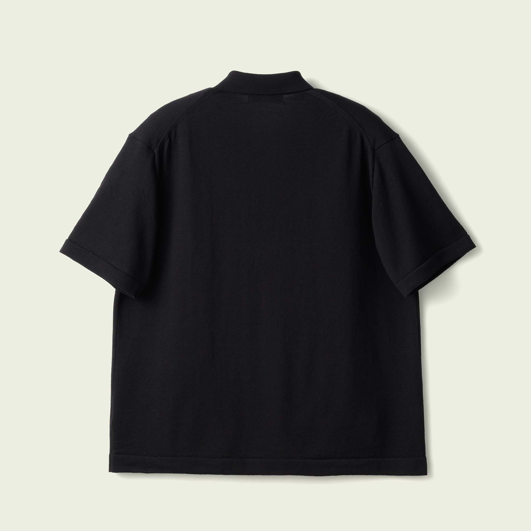 ICE COTTON OPEN COLLAR SHIRT