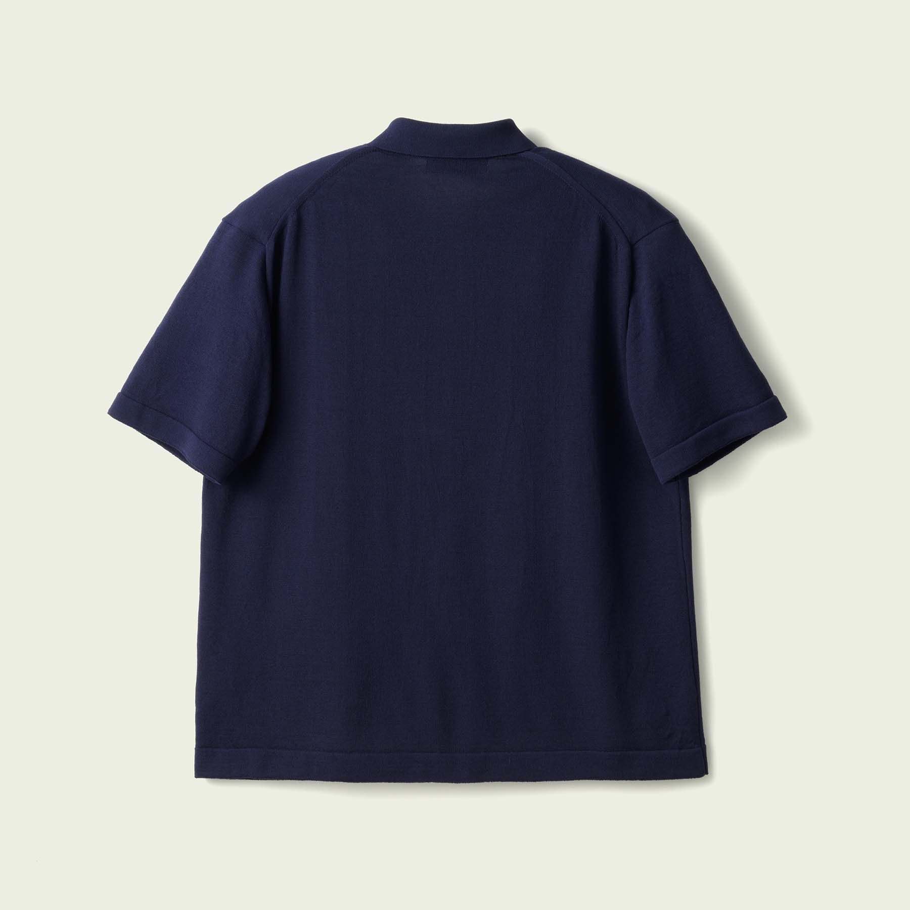 ICE COTTON OPEN COLLAR SHIRT