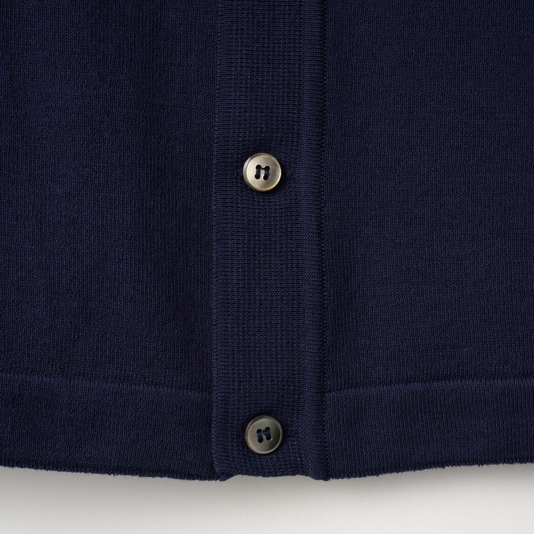 ICE COTTON OPEN COLLAR SHIRT