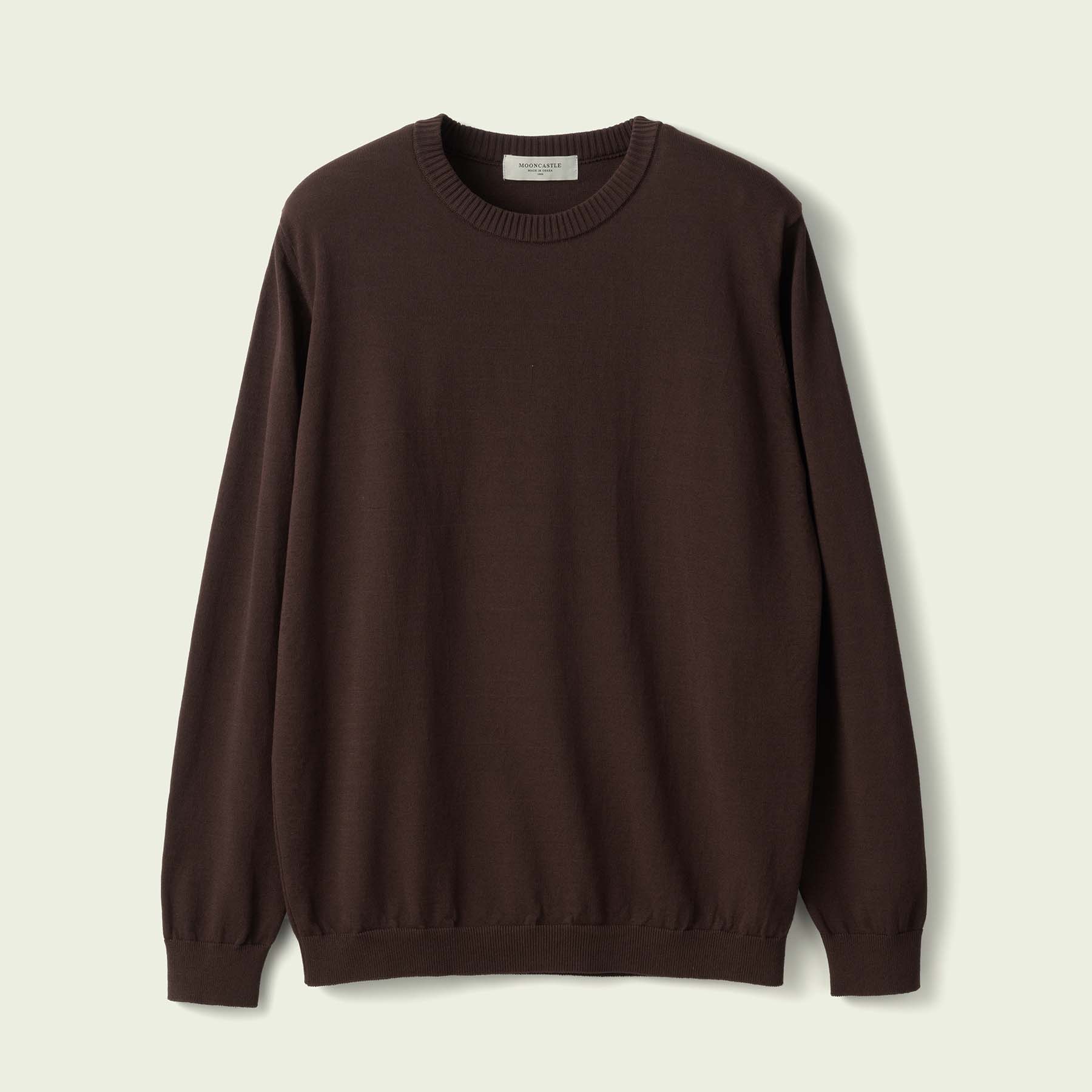 ICE COTTON LONG CREWNECK