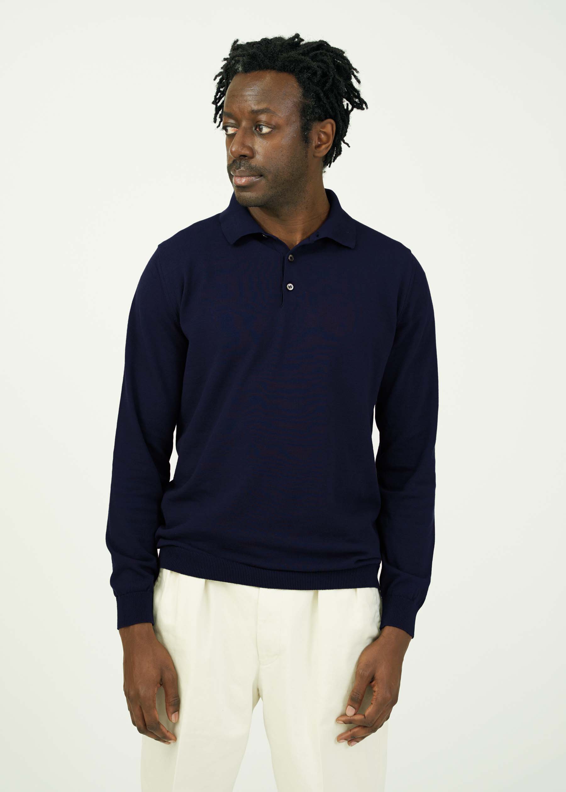 ICE COTTON LONG POLO NECK