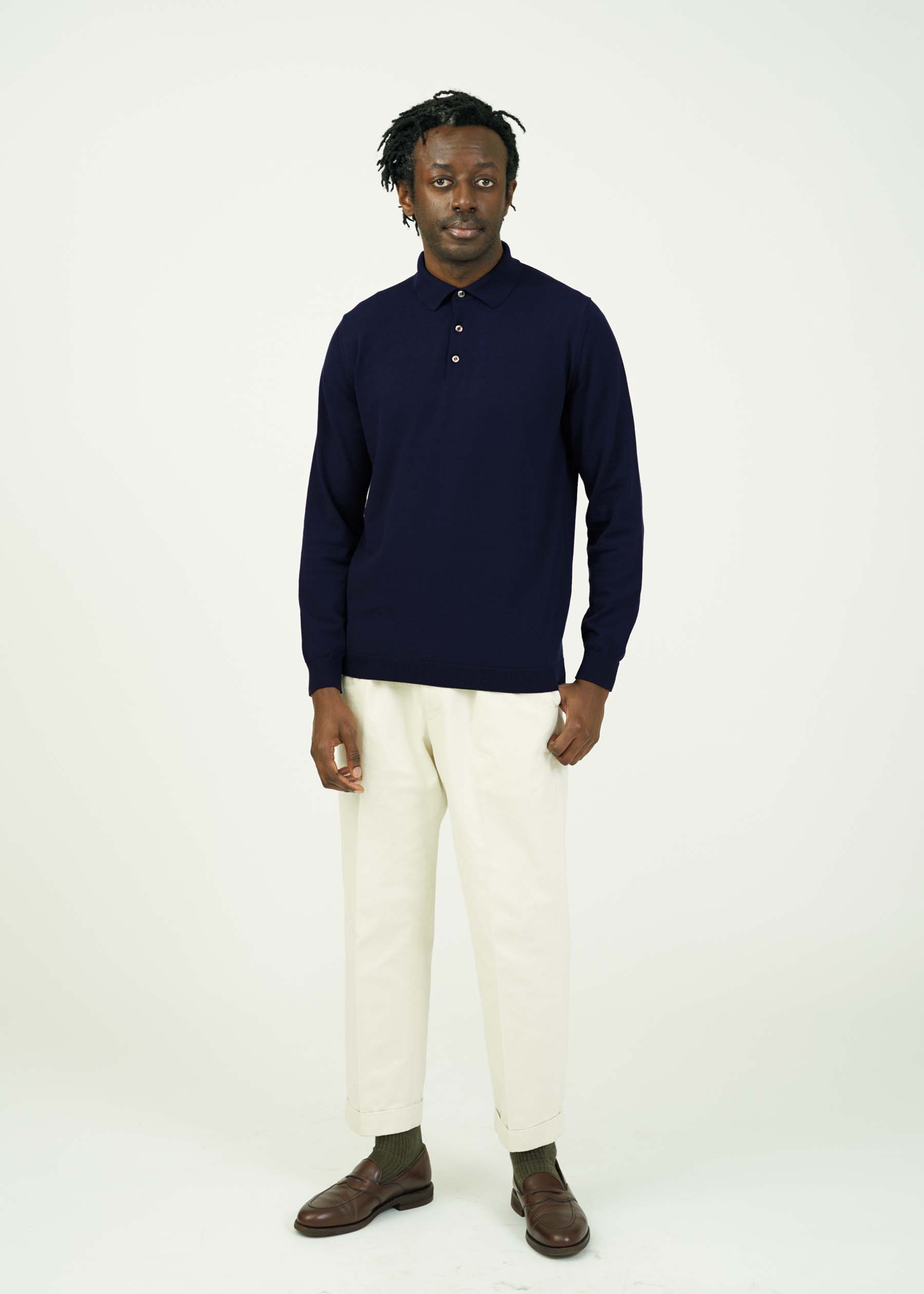 ICE COTTON LONG POLO NECK