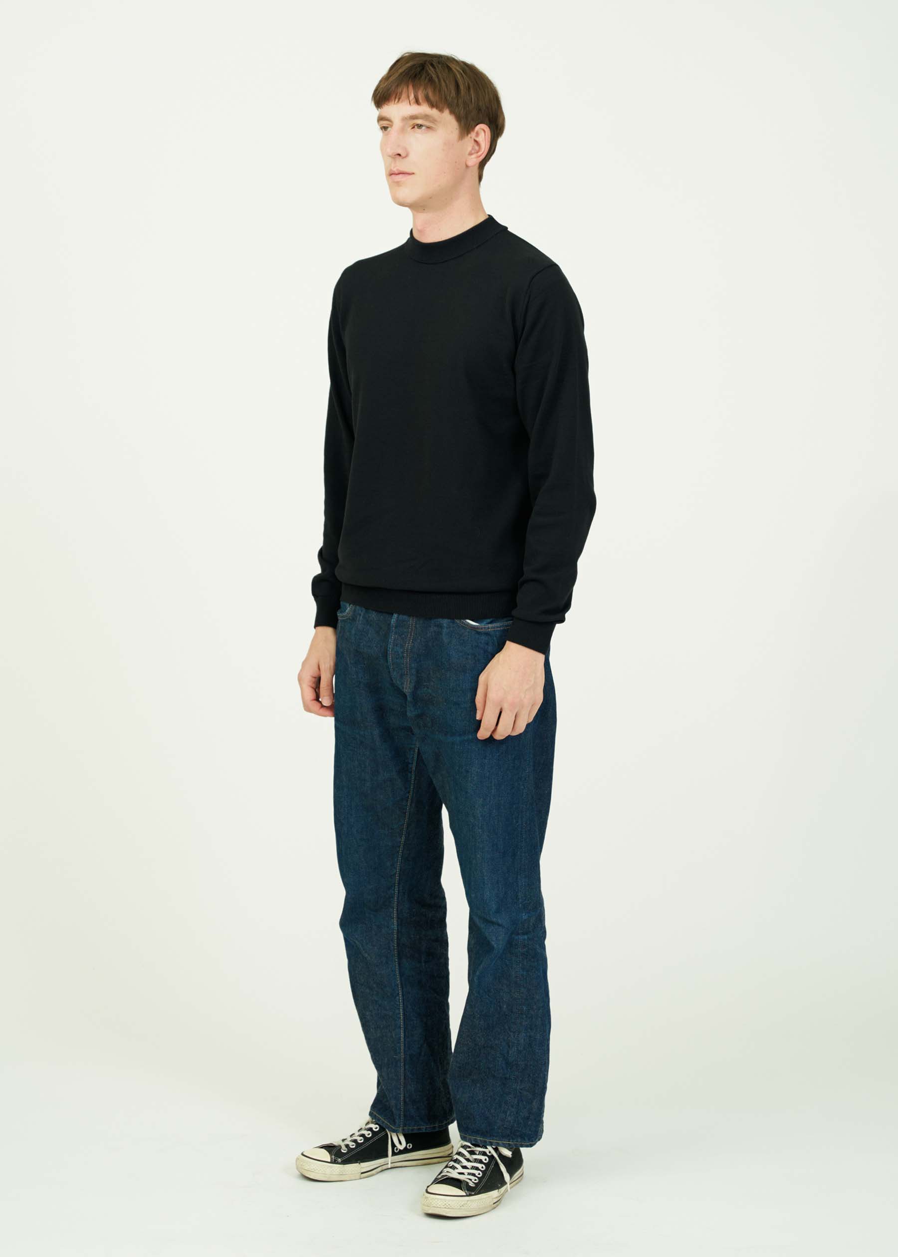 ICE COTTON LONG MOCKNECK
