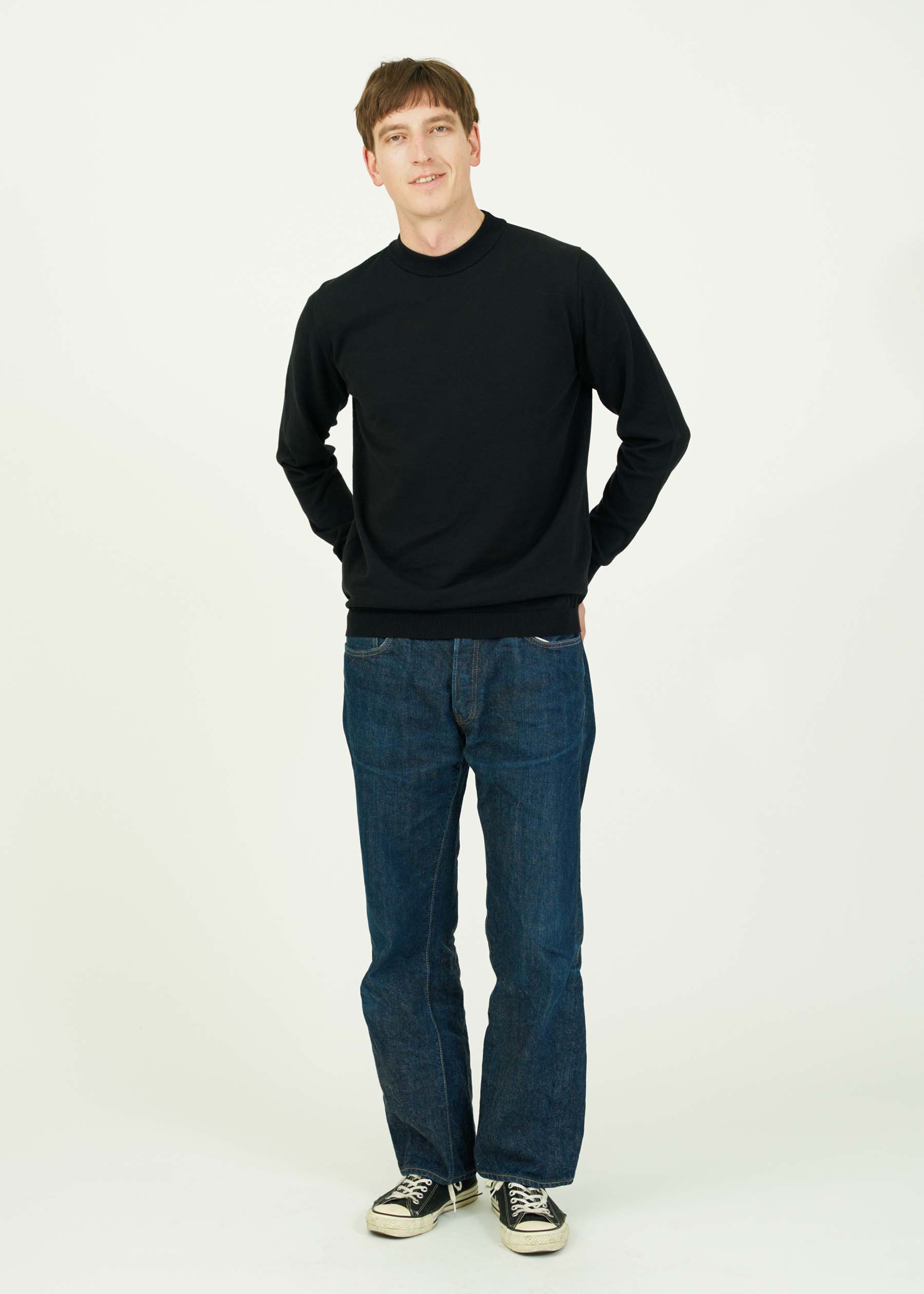 ICE COTTON LONG MOCKNECK