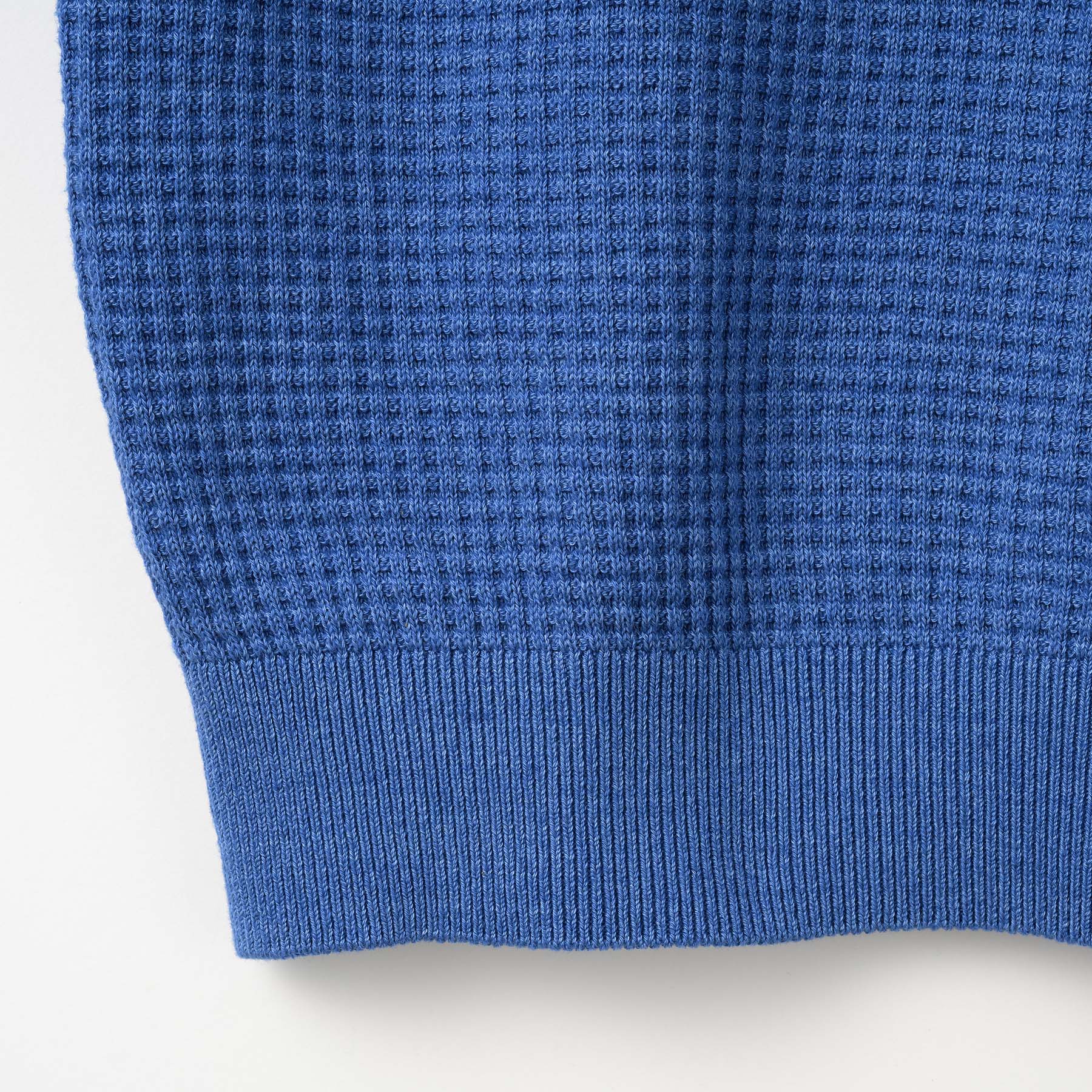 WAFFLE DENIM KNIT