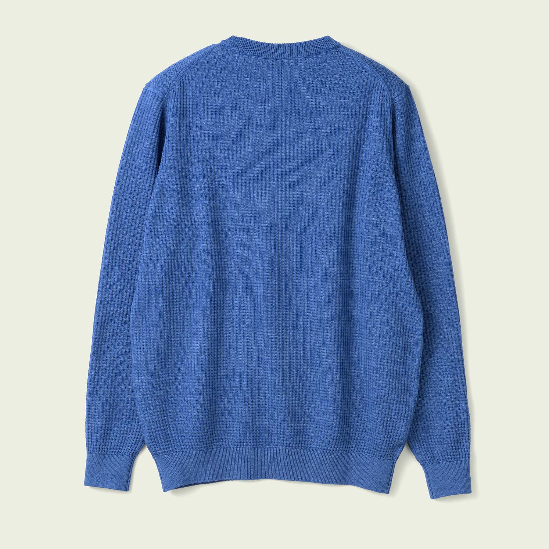 WAFFLE DENIM KNIT