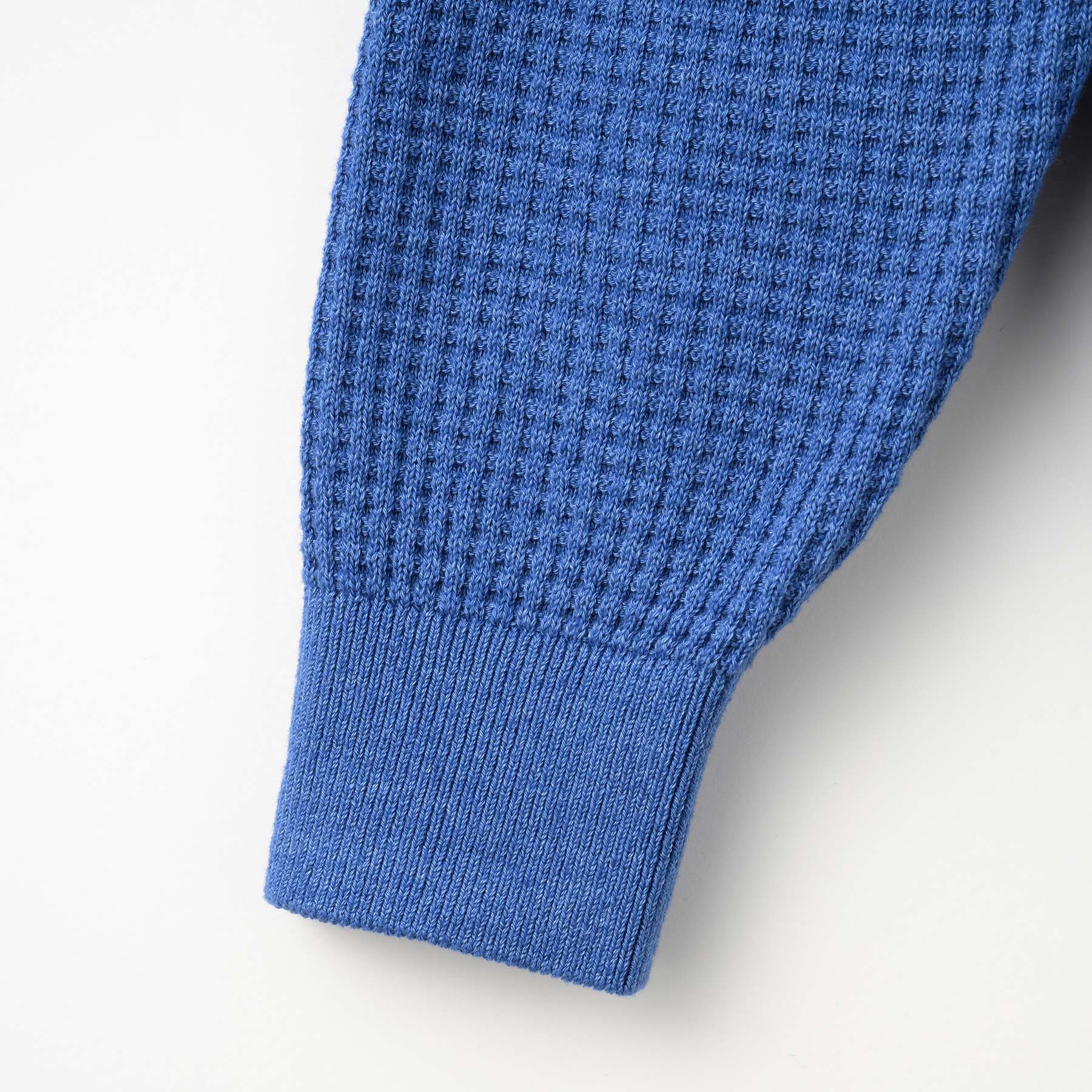 WAFFLE DENIM KNIT