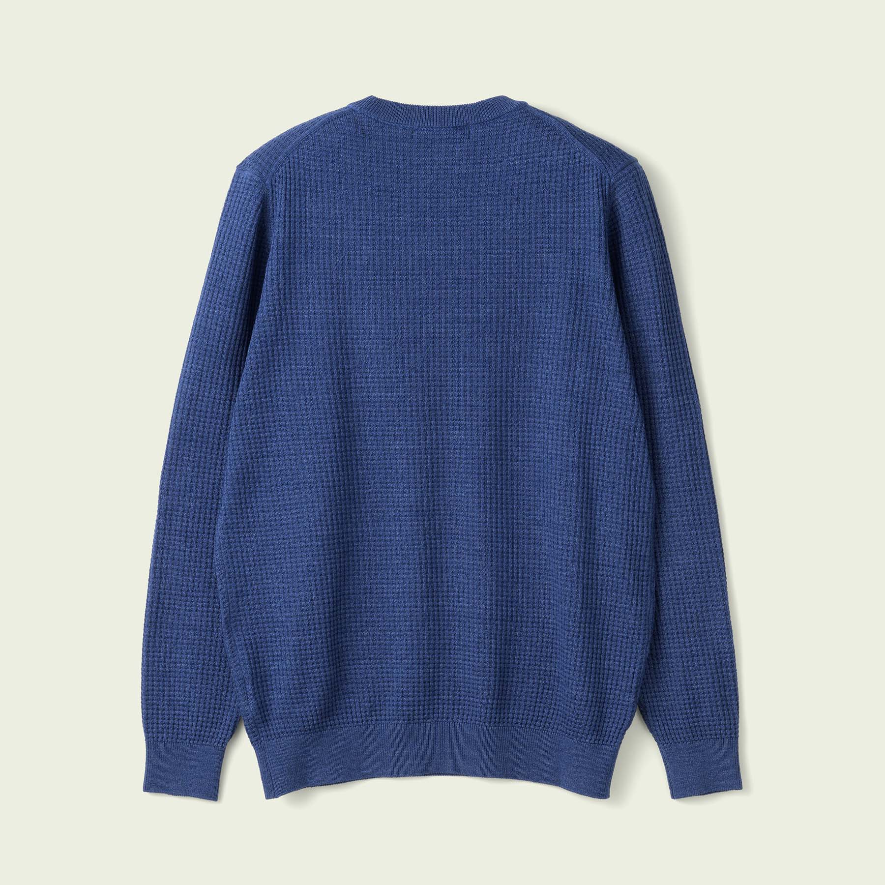 WAFFLE DENIM KNIT