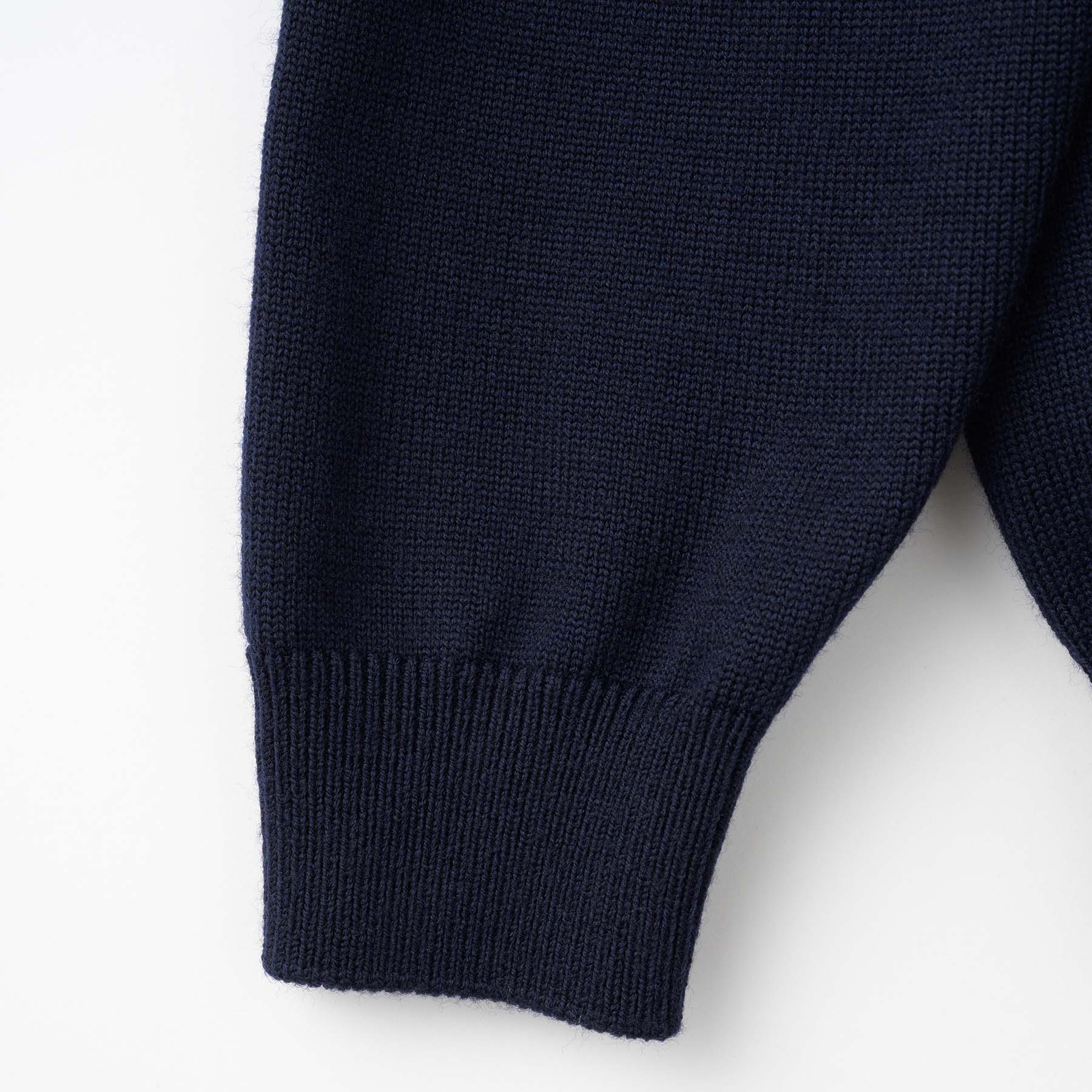 10G Merino Wool  Full-Zip Blouzon