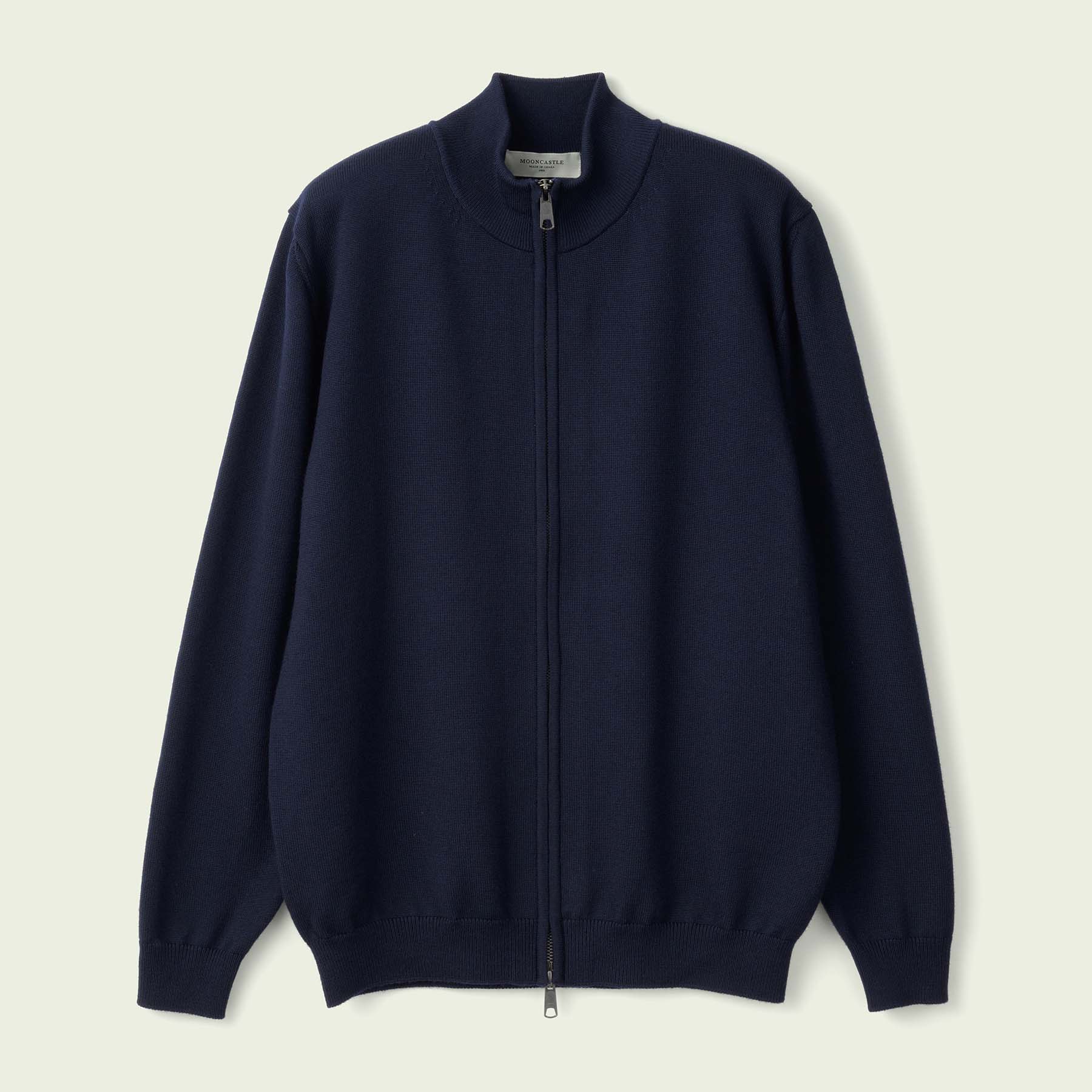 10G Merino Wool  Full-Zip Blouzon