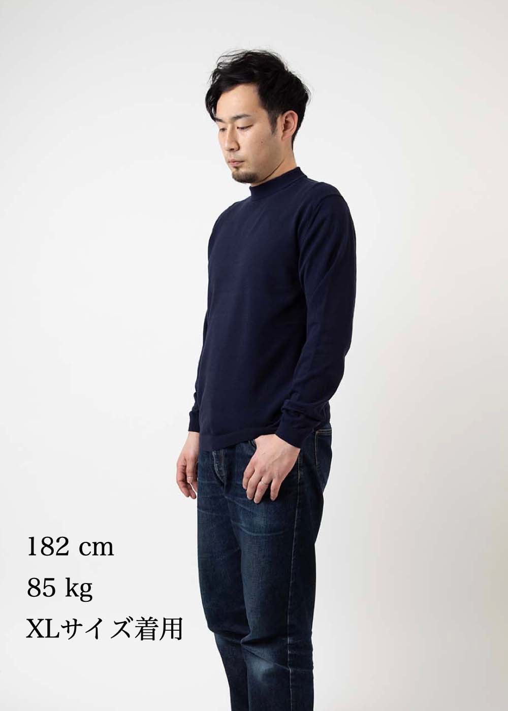 【2024SSモデル】ICE COTTON LONG MOCK NECK