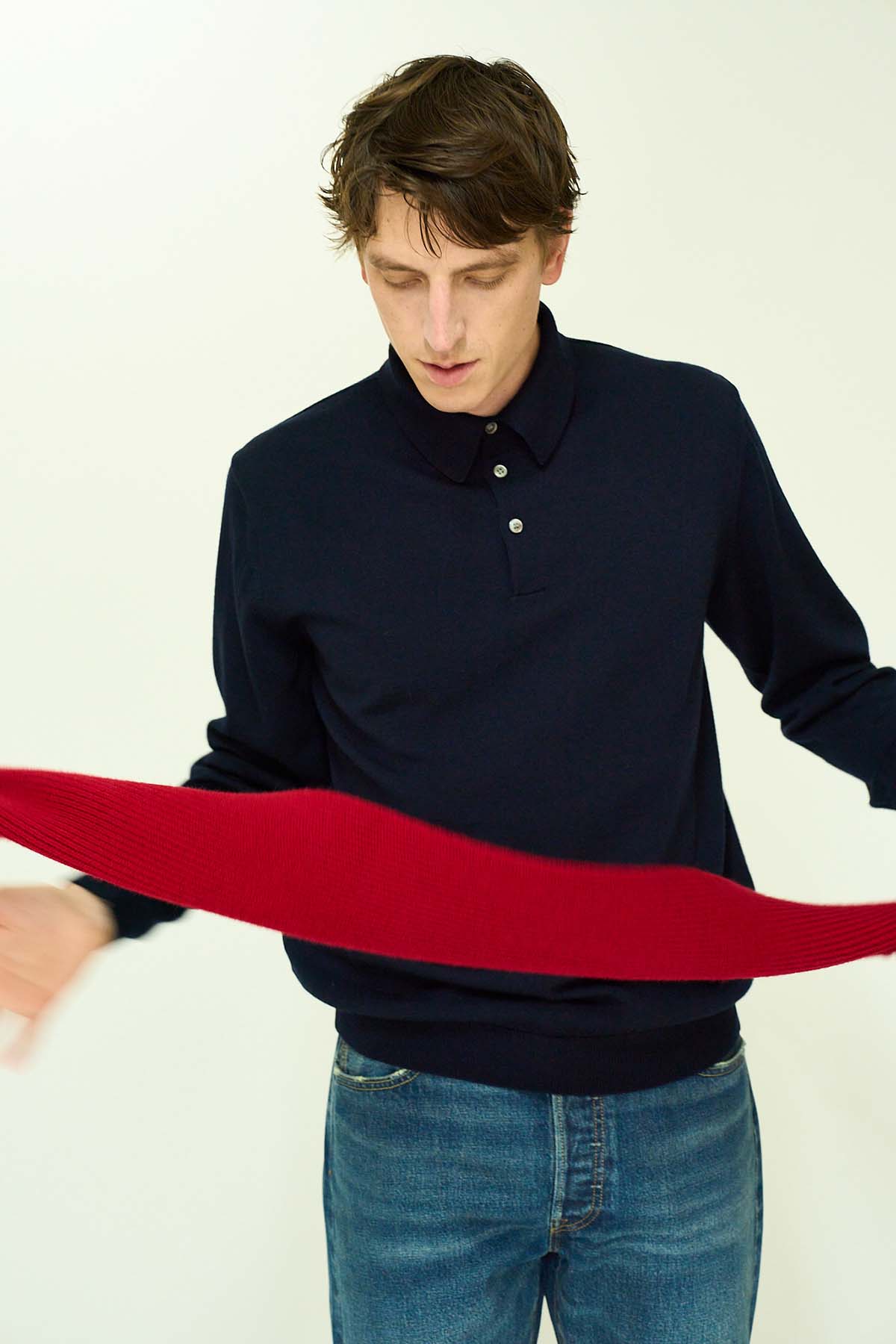 【2024AWモデル】WOOL POLO NECK