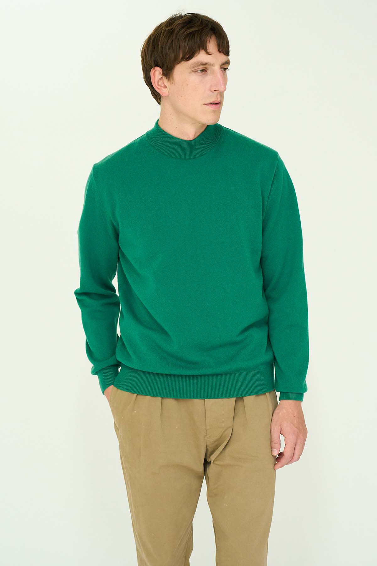CASHMERE MOCKNECK