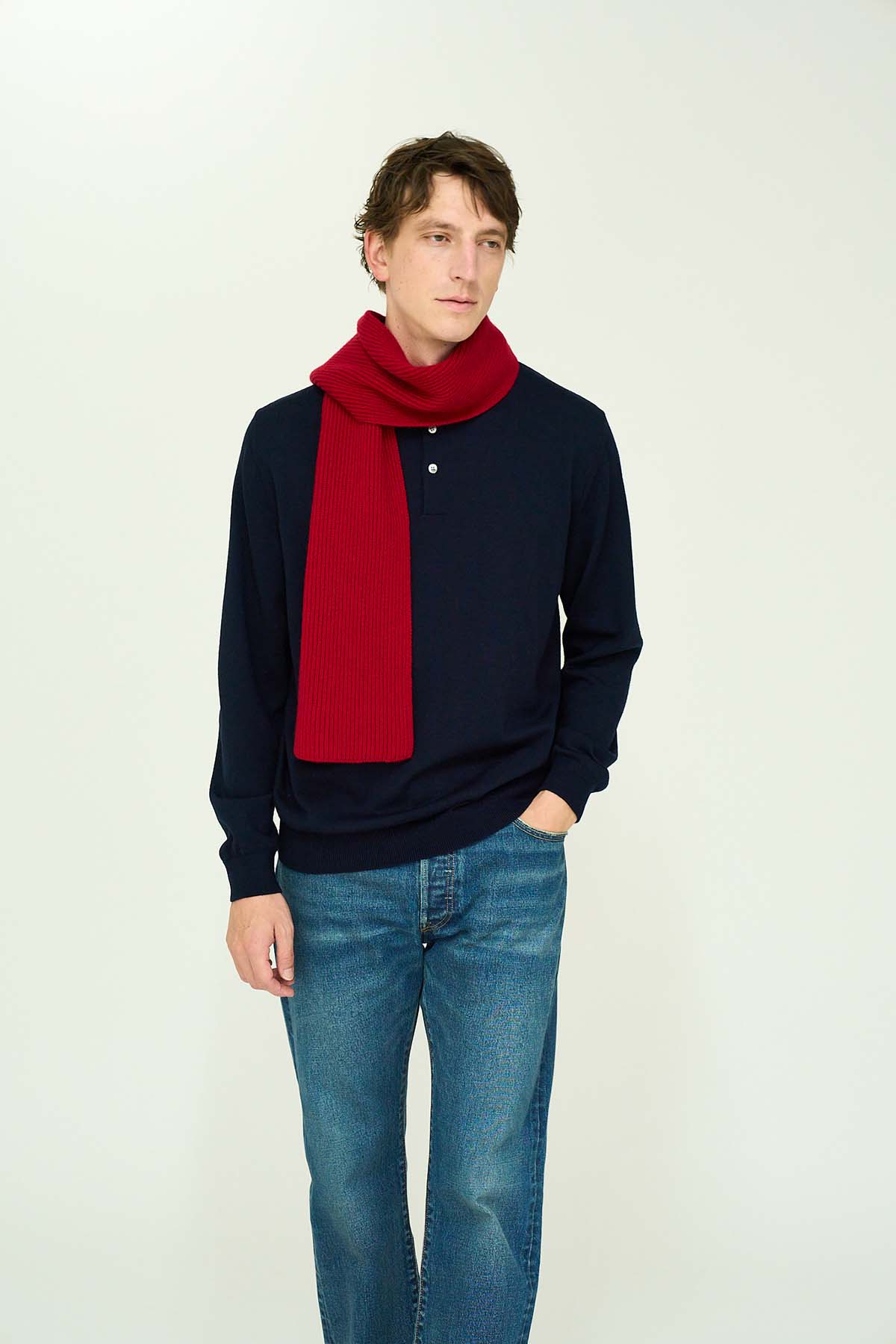CASHMERE LONG SCARF
