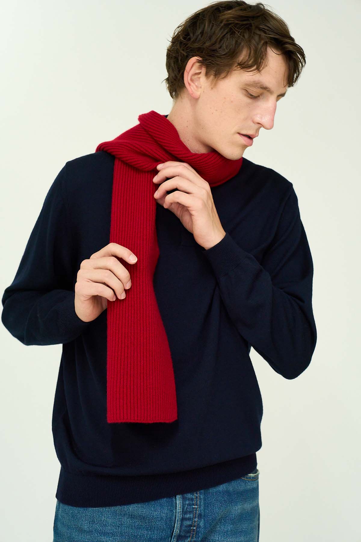 CASHMERE LONG SCARF