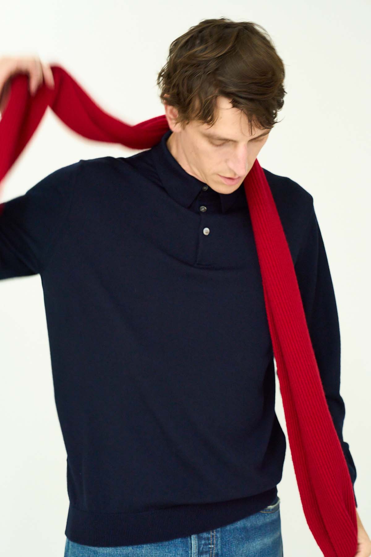 CASHMERE LONG SCARF