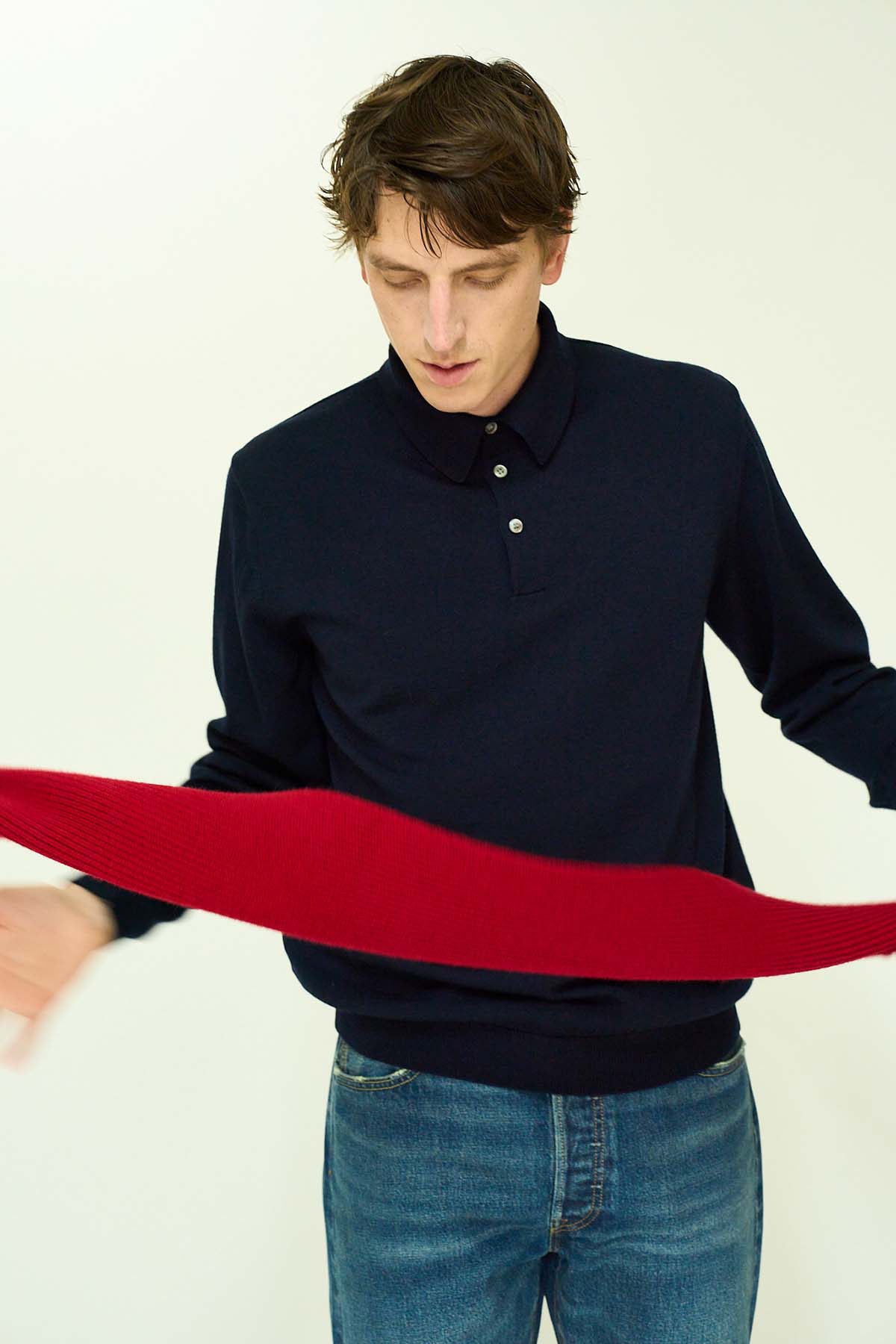 CASHMERE LONG SCARF