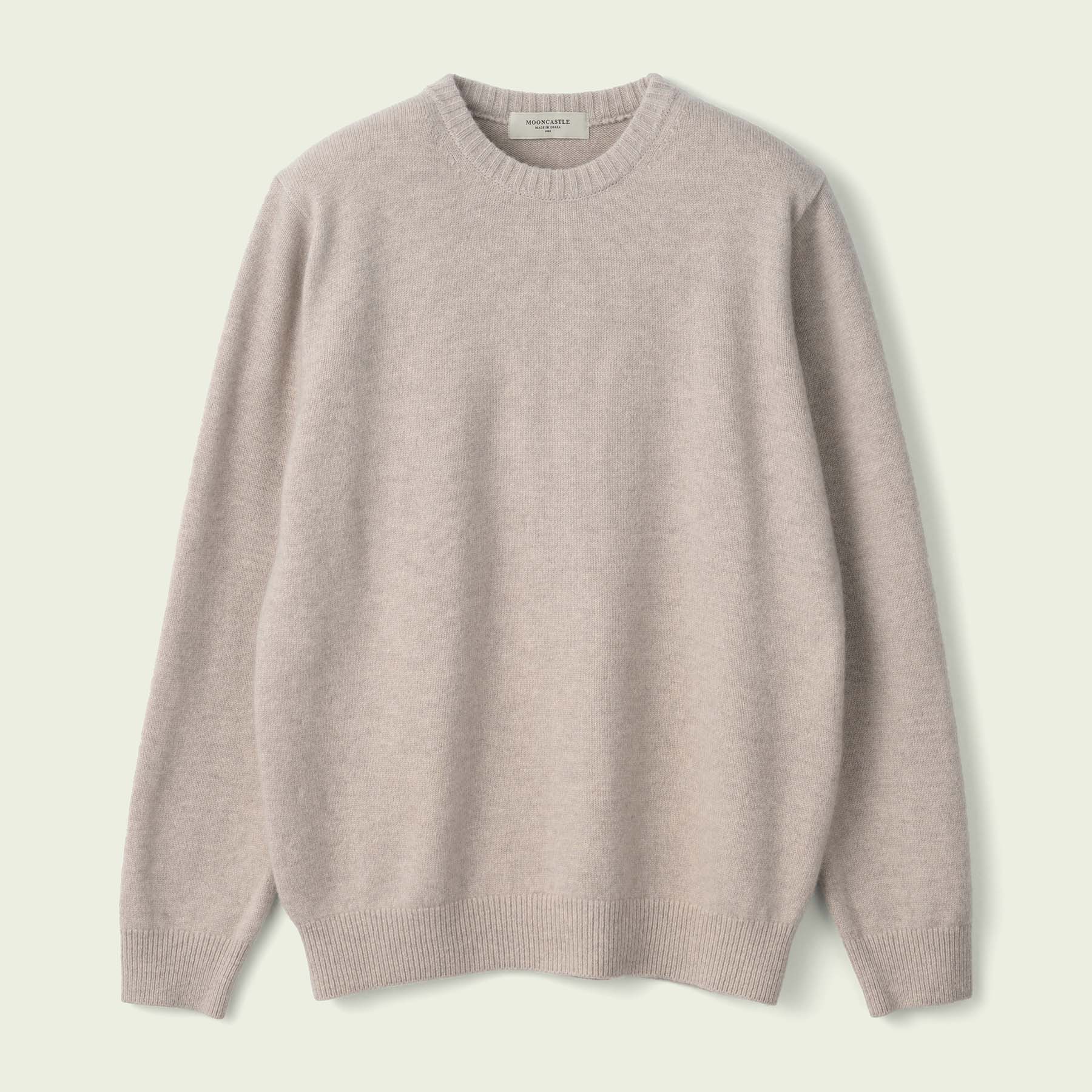 CASHMERE SILK WOOL CREWNECK