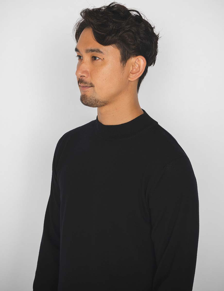 【2024AWモデル】WOOL MOCKNECK