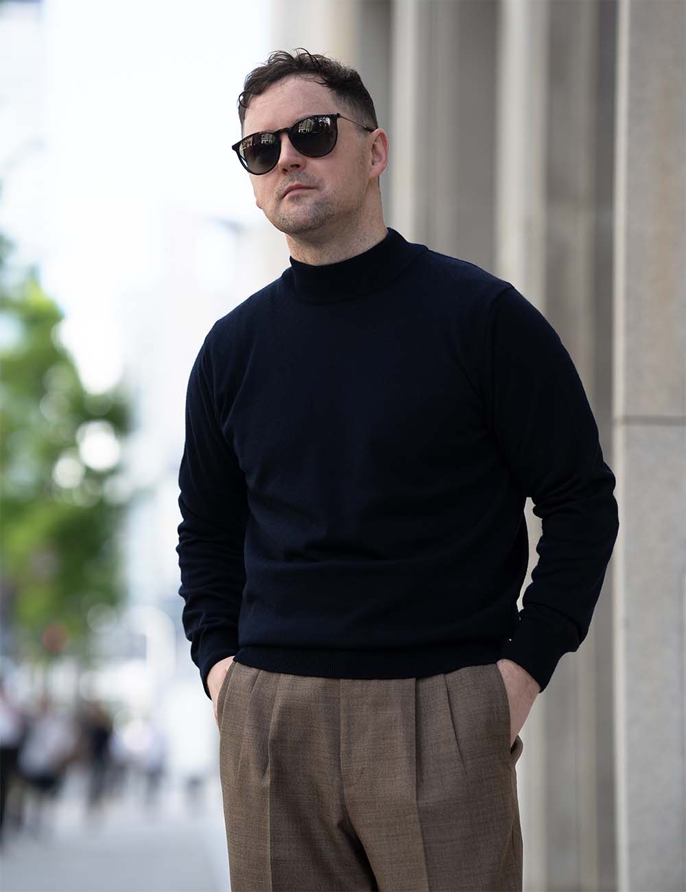 【2024AWモデル】WOOL MOCKNECK