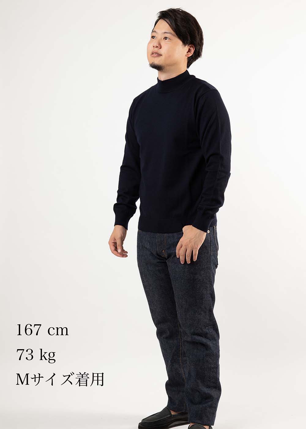 【2024AWモデル】WOOL MOCKNECK