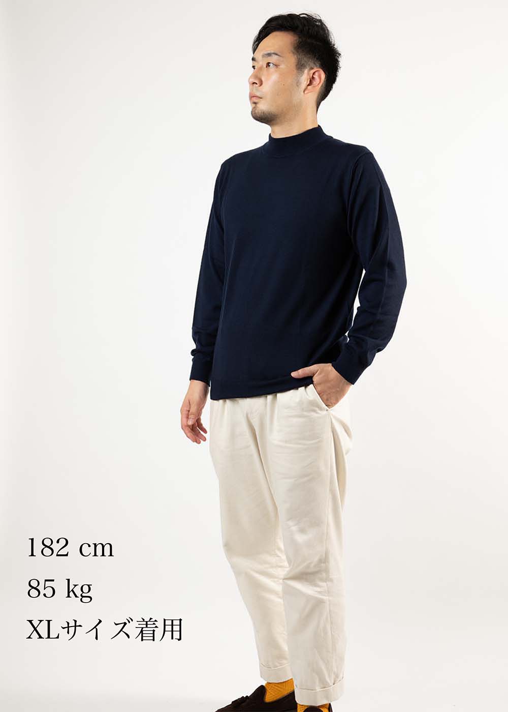 【2024AWモデル】WOOL MOCKNECK