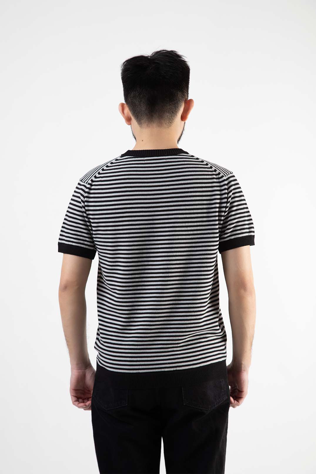 【2024SSモデル】ICE COTTON BORDER SHORT CREWNECK