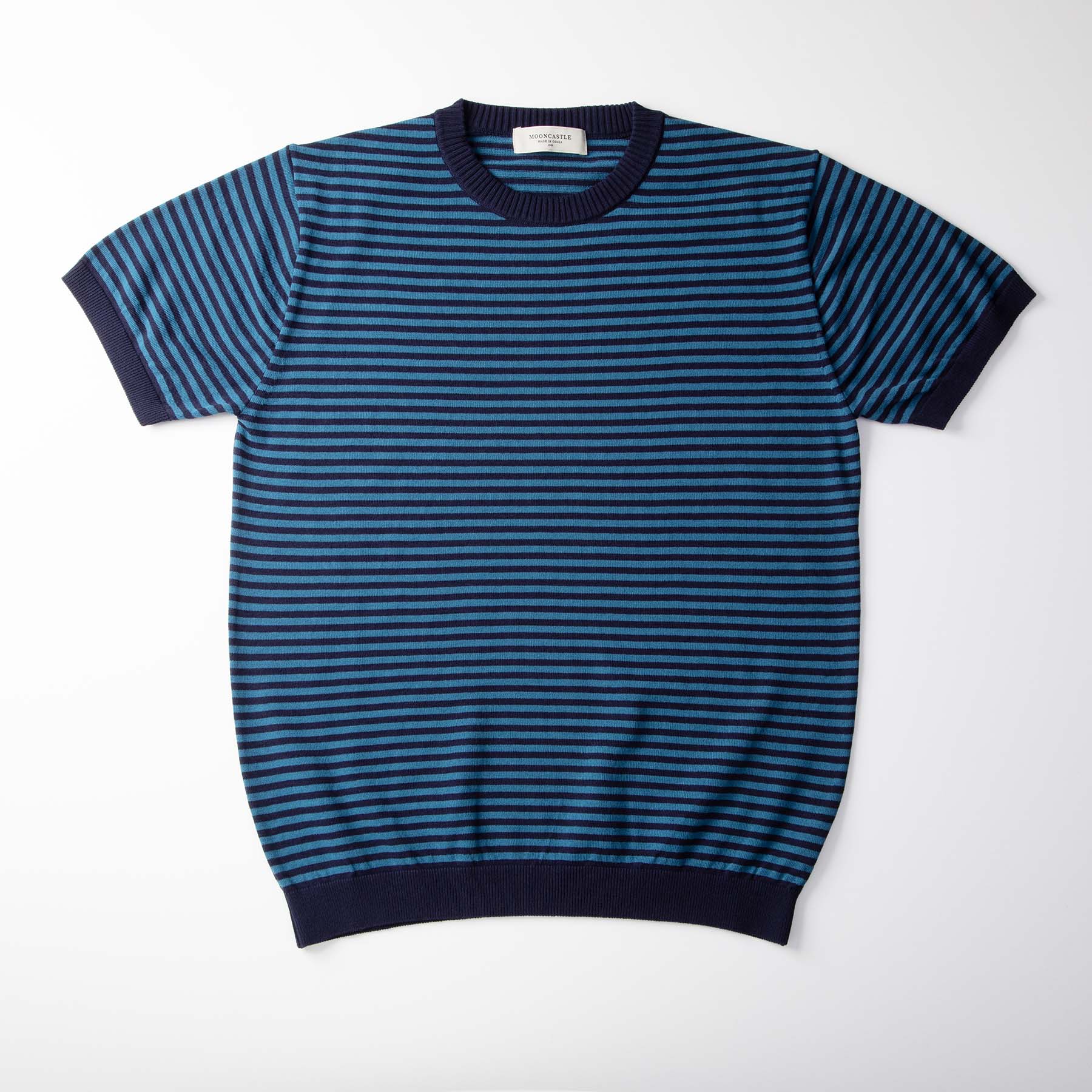 【2024SSモデル】ICE COTTON BORDER SHORT CREWNECK