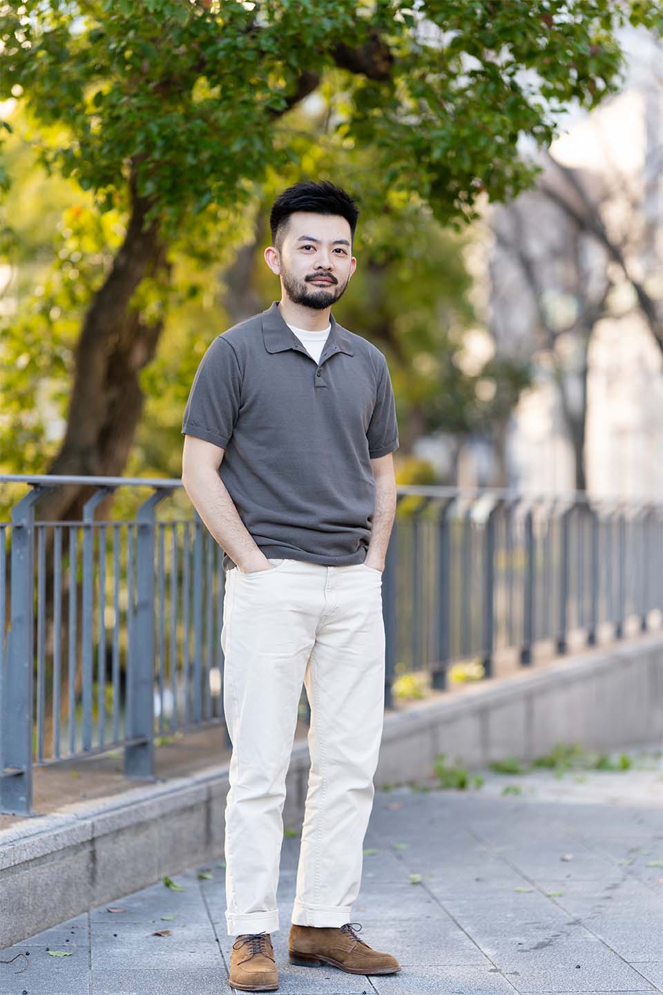 【2024SSモデル】ICE COTTON POLO NECK