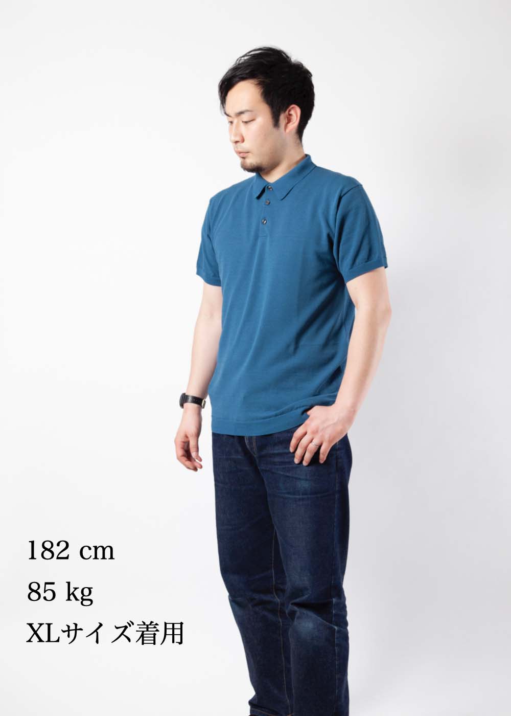 【2024SSモデル】ICE COTTON POLO NECK