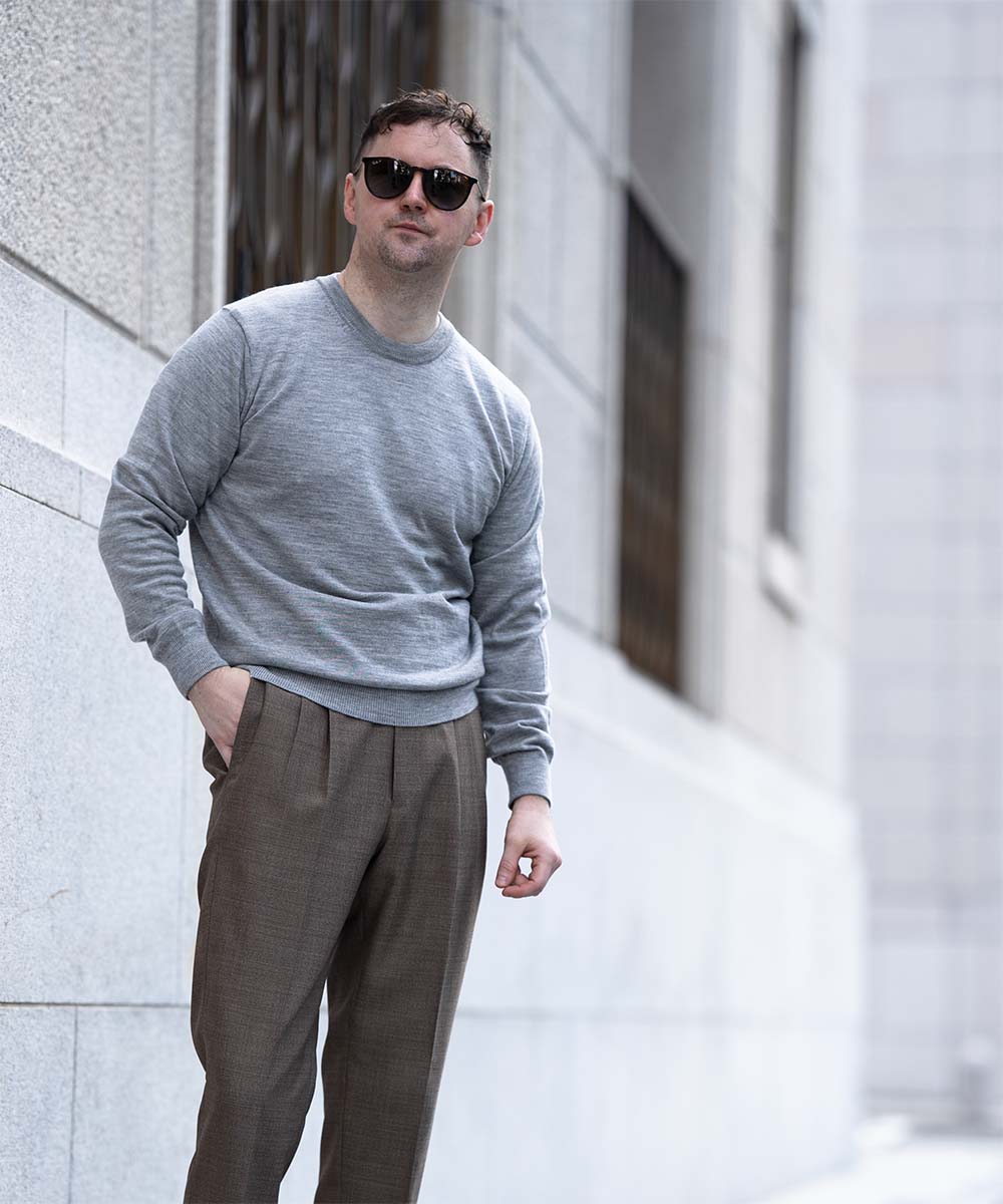 【2024AWモデル】WOOL CREWNECK