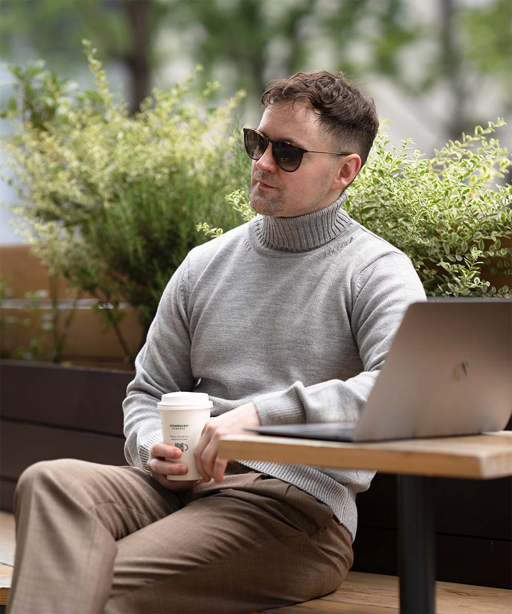 【2024AWモデル】WOOL HEAVY WEIGHT TURTLENECK