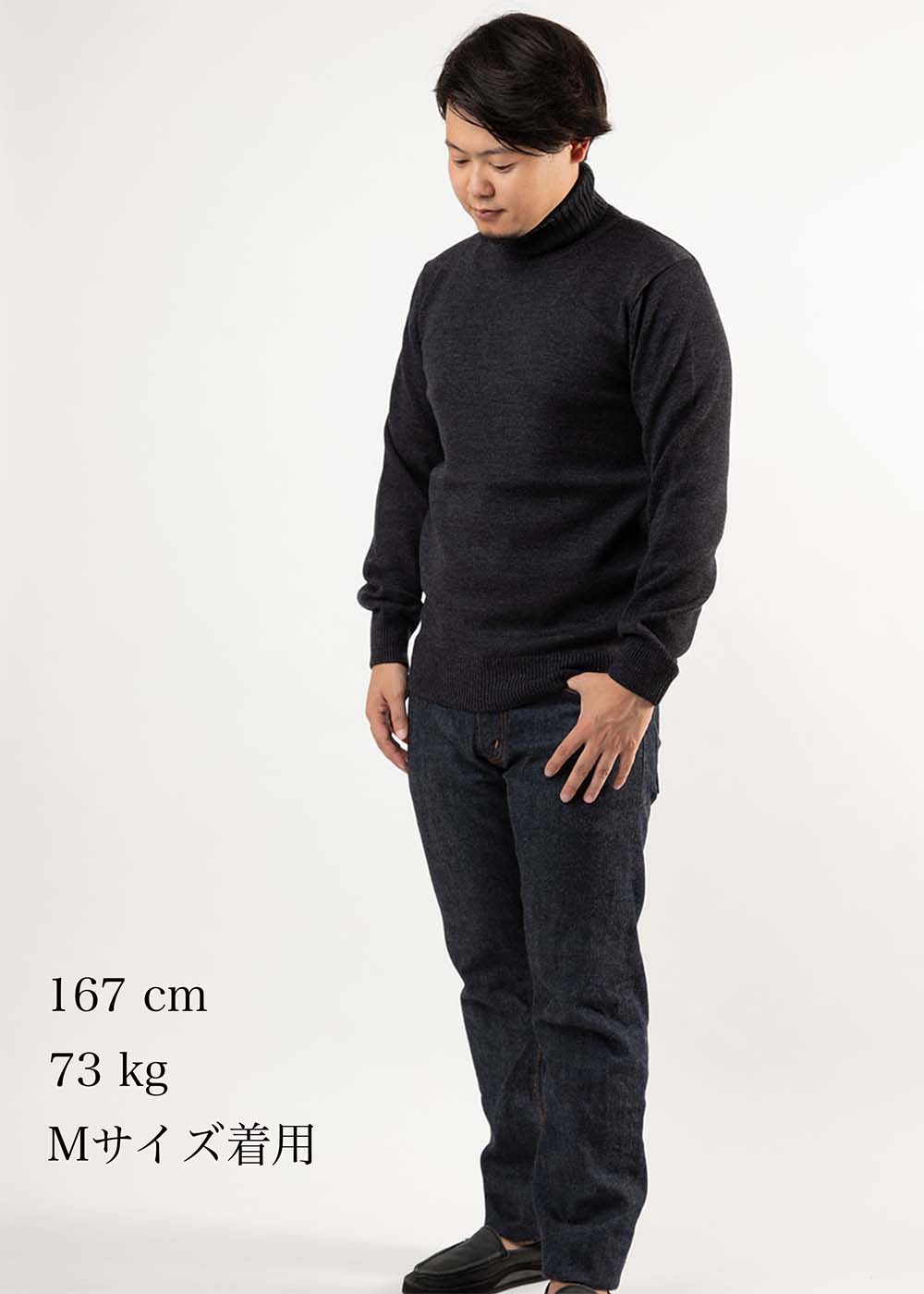 【2024AWモデル】WOOL HEAVY WEIGHT TURTLENECK