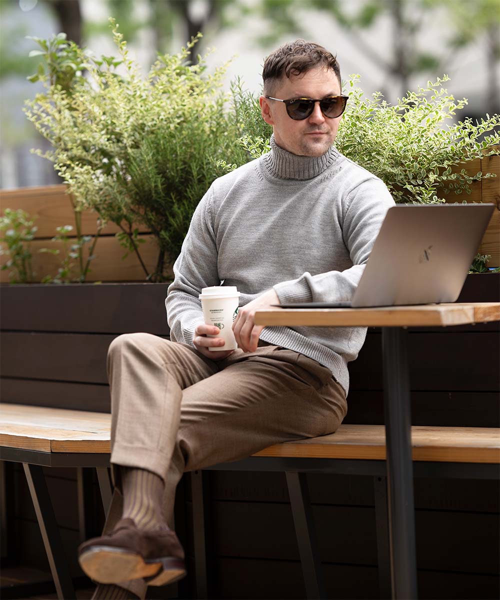 【2024AWモデル】WOOL HEAVY WEIGHT TURTLENECK