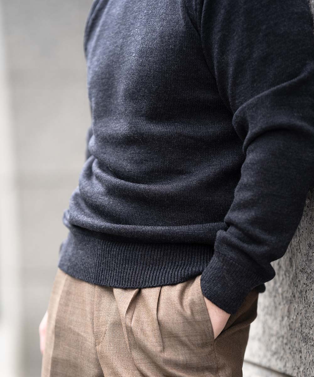 【2024AWモデル】WOOL HEAVY WEIGHT CREWNECK