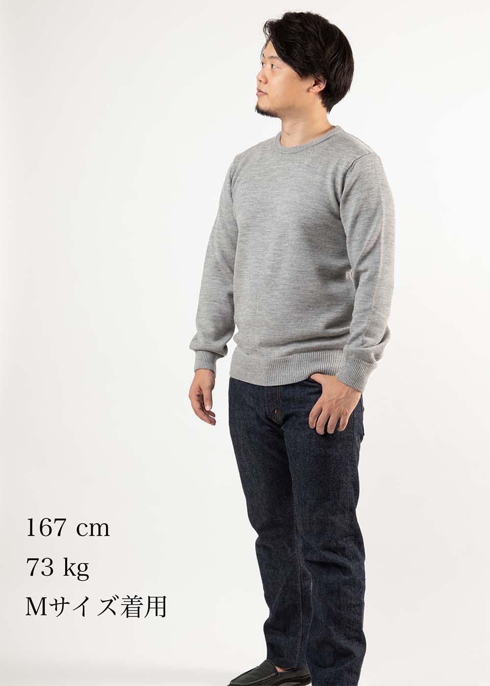 【2024AWモデル】WOOL HEAVY WEIGHT CREWNECK