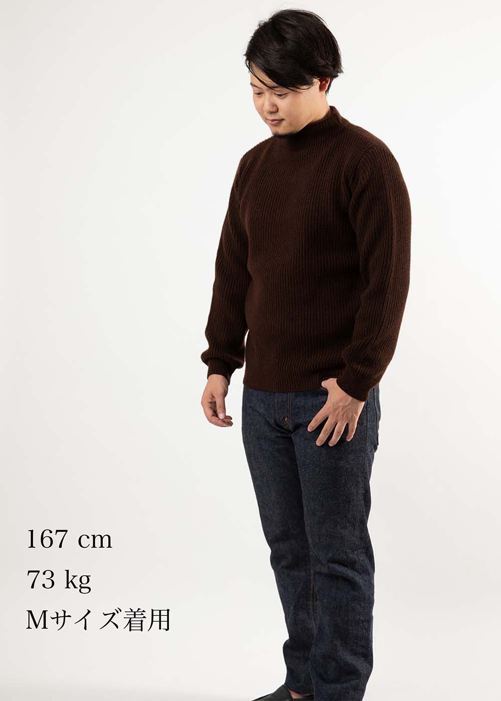 【UNISEX】7G CASHMERE BOTTLE NECK