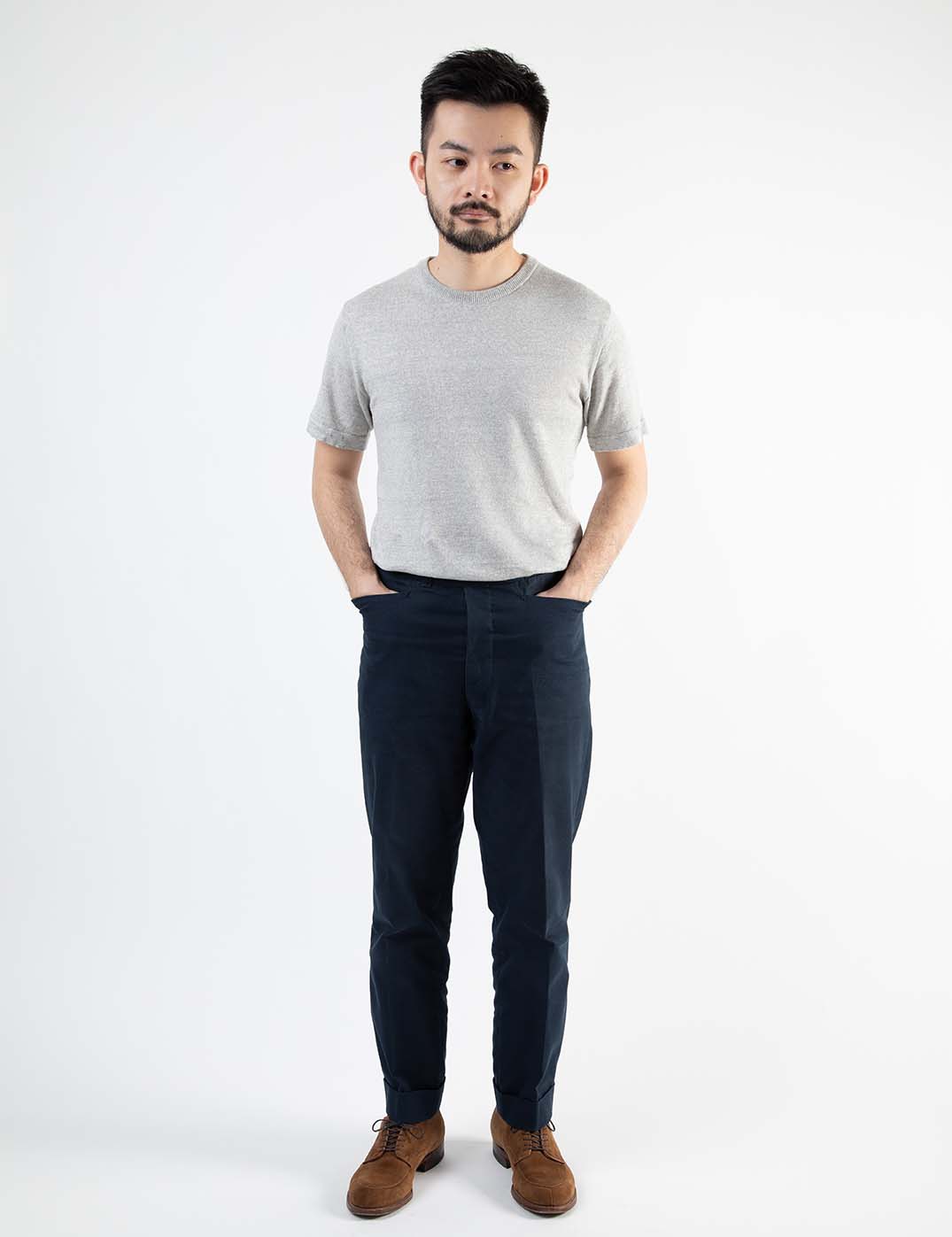 【アーカイブモデル】LINEN CREWNECK